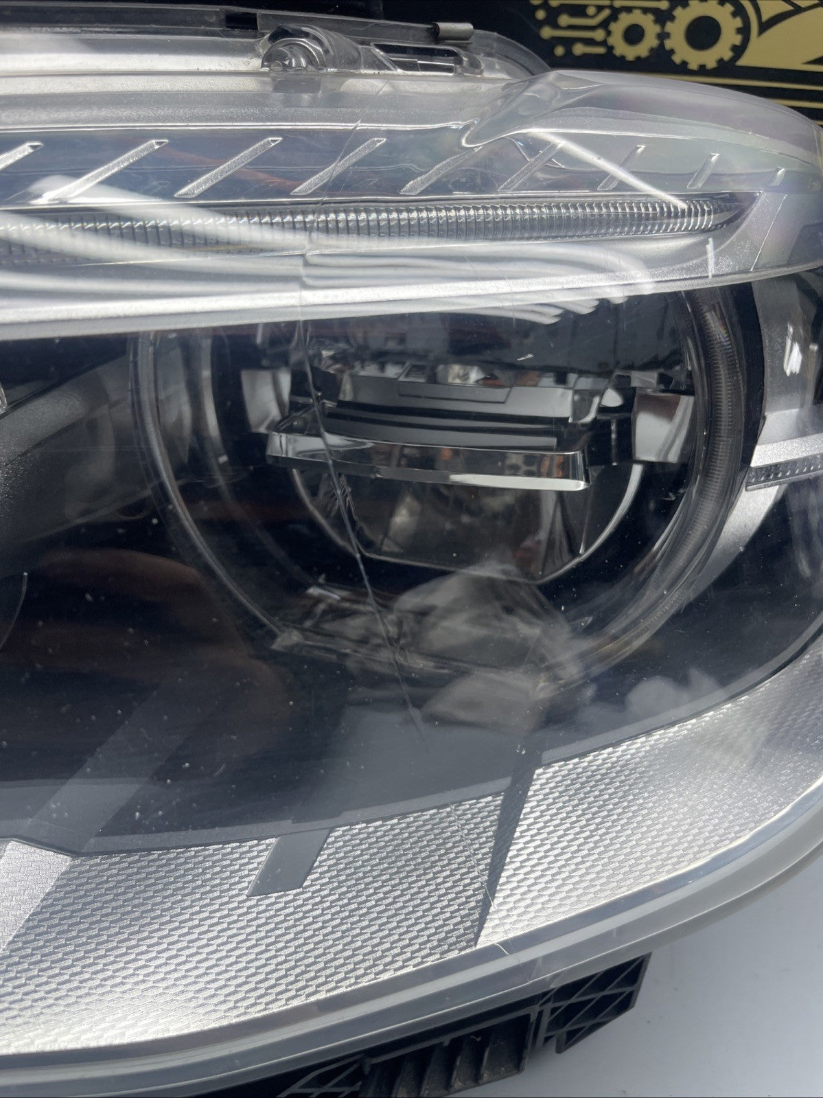 BMW X5 X6 HEADLIGHT COMPLETE ADAPTIVE F15 F16 2013- 2018 7214855 PASSENGER SIDE