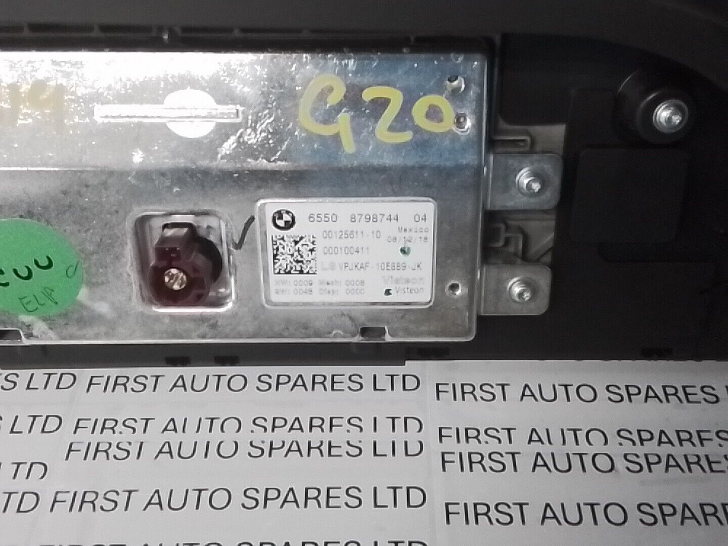 2019-2023 BMW 3 SERIES G20 G21 IDRIVE SET SAT NAV UNIT MULTIFUNCTION SCREEN FAS7