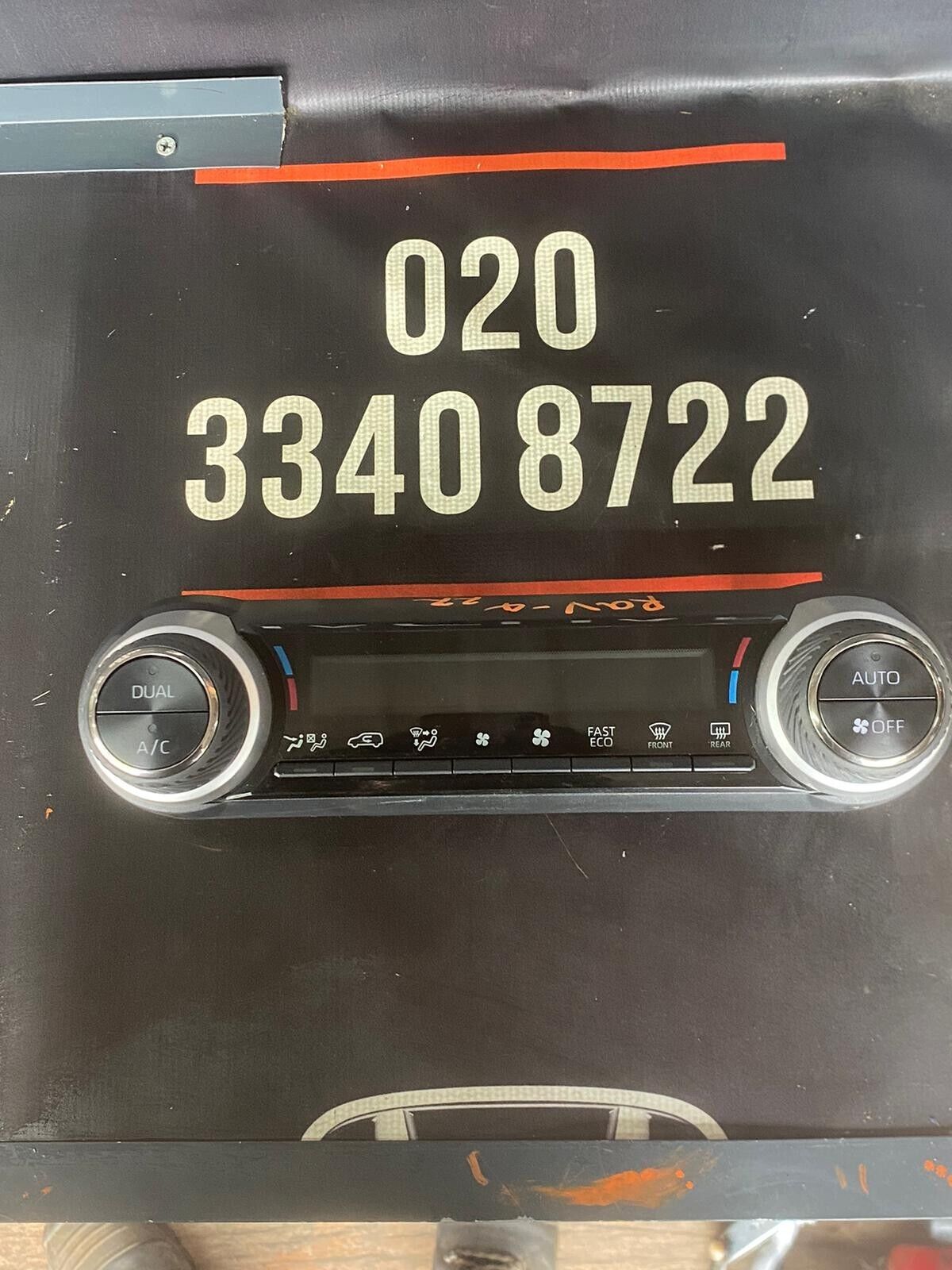 TOYOTA RAV 4 2022 HEATER CLIMATE CONTROL MODULE UNIT