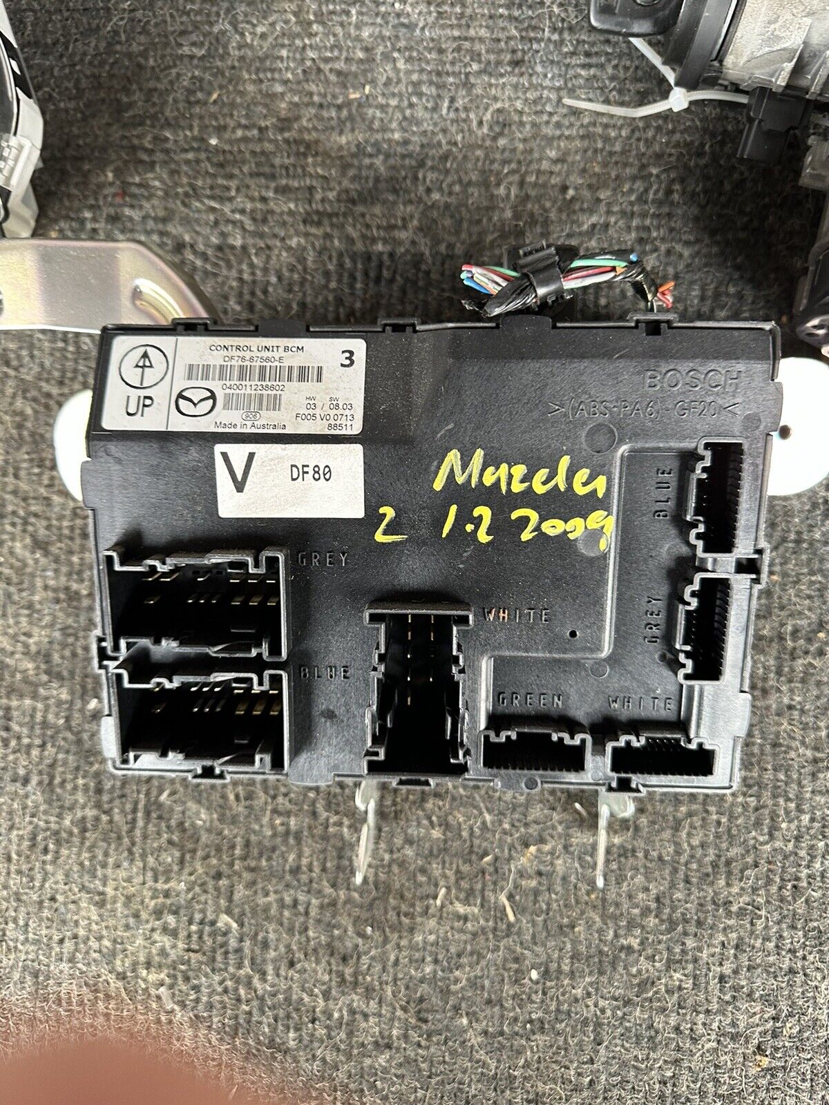 MAZDA 2 2009 ECU KIT DF76-67560-E