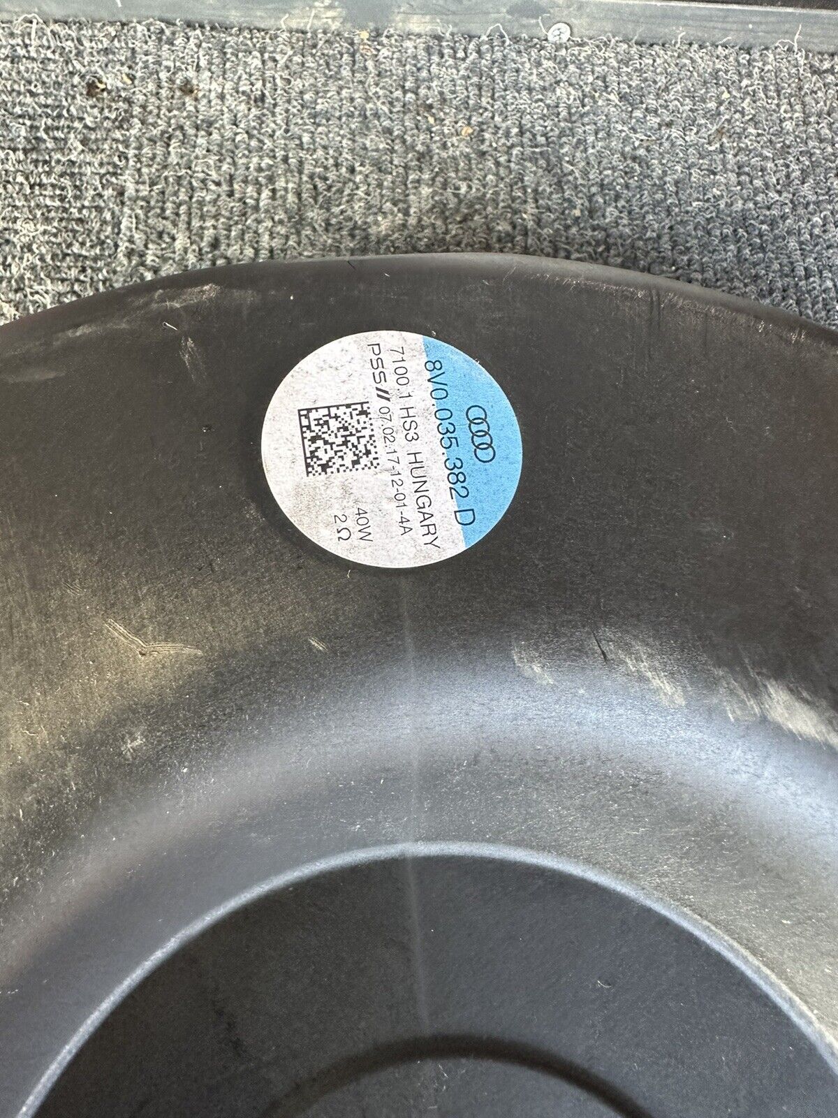 AUDI A3 Sportback 8V Tiefbass-Subwoofer-Lautsprecher 8V0035382D 2018 23464817