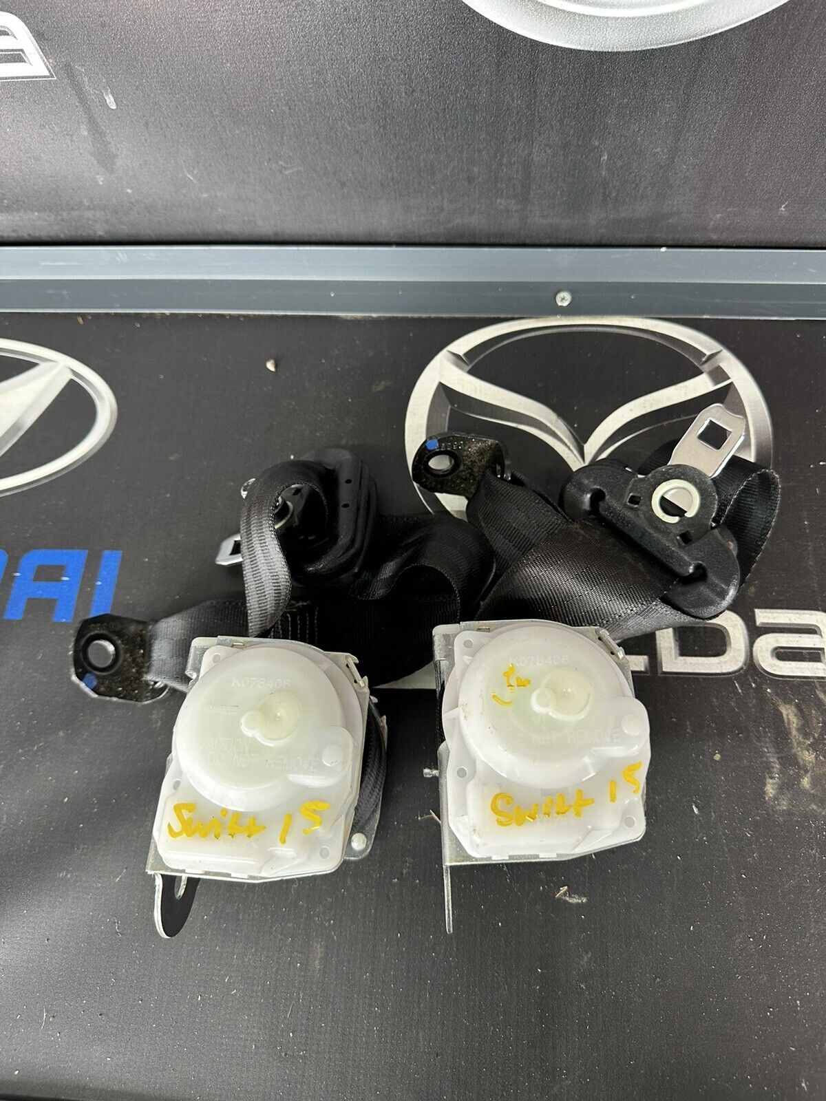 Suzuki Swift MK3 2012~2015 N/S O/S Rear Seatbelts