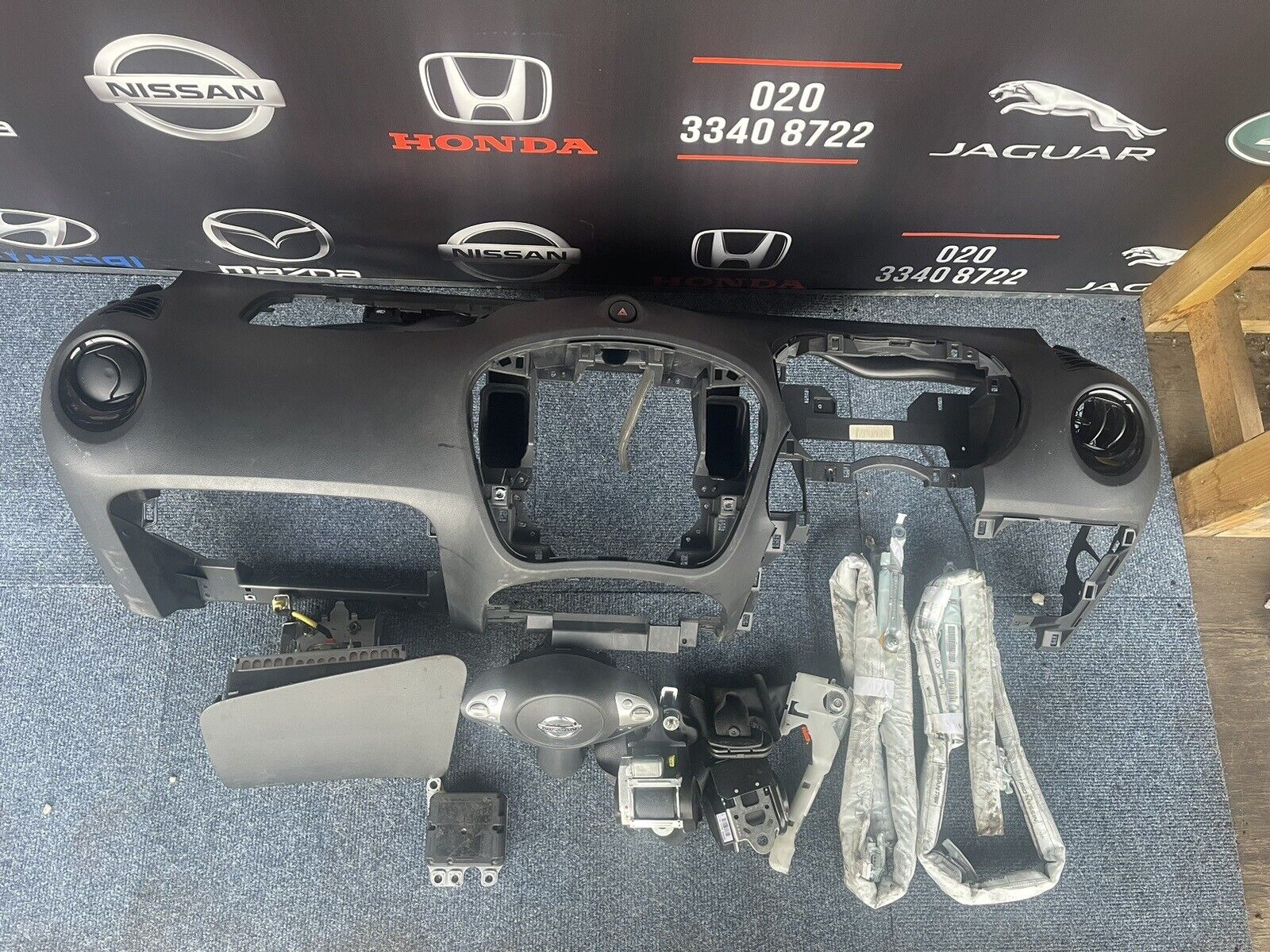 Nissan Juke 2018 complete airbag kit