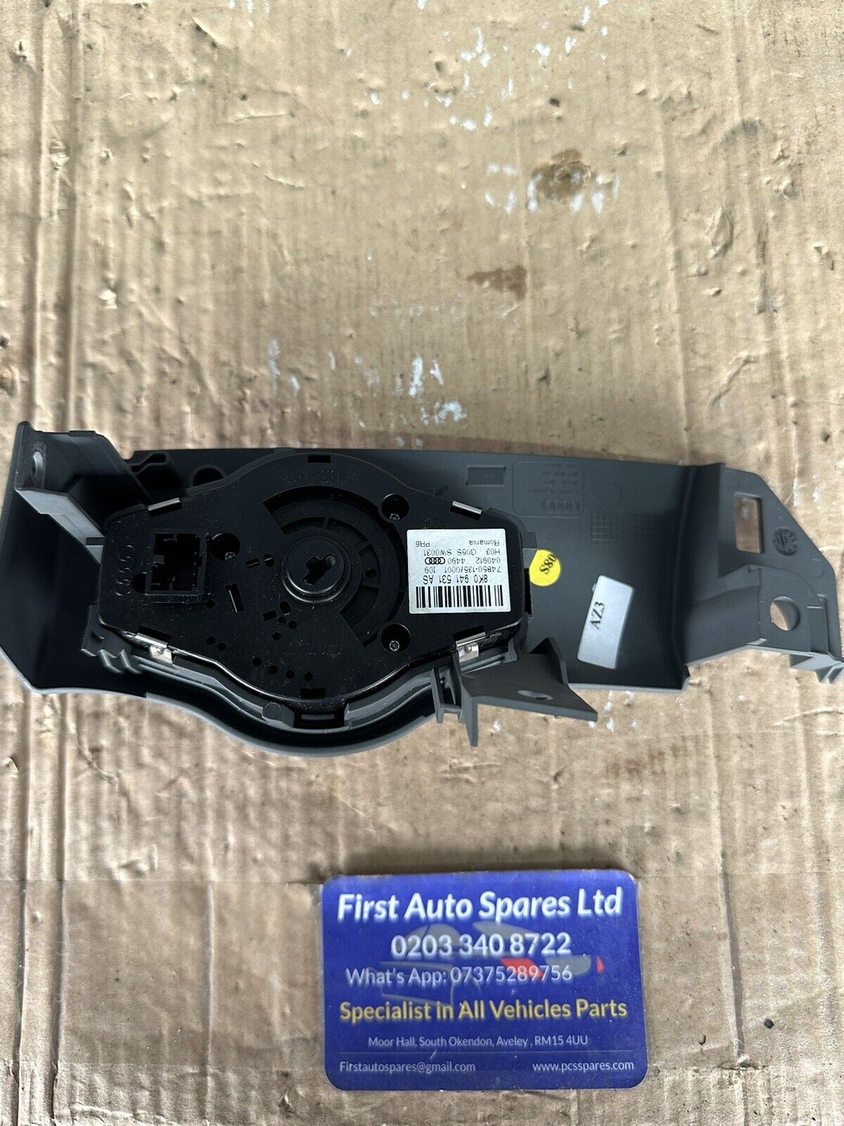 AUDI A4 HEADLIGHT FOG LIGHT CONTROL SWITCH TRIM 2012 2013 2014