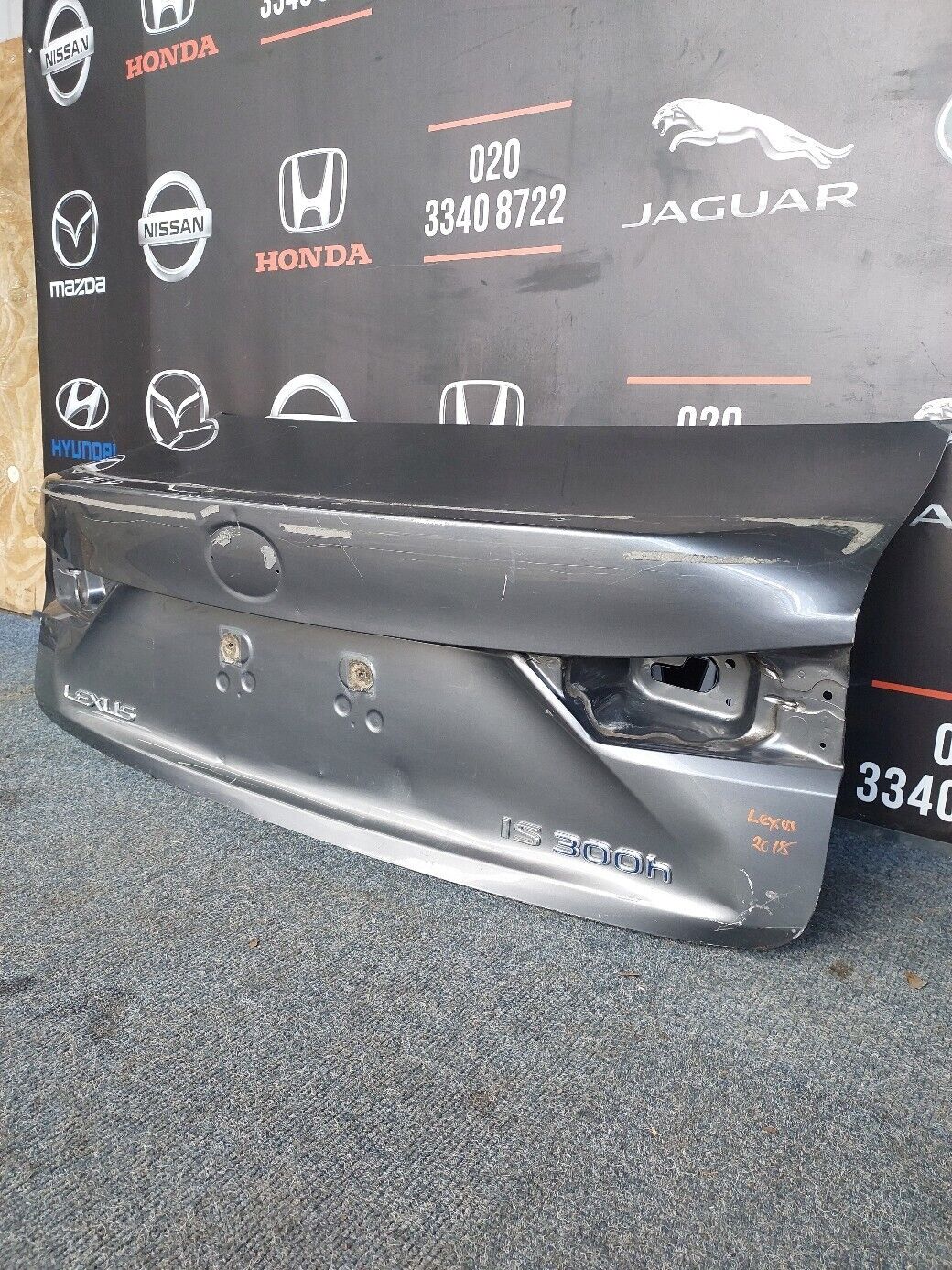 LEXUS IS 300 2018 BOOTLID / TAILGATE