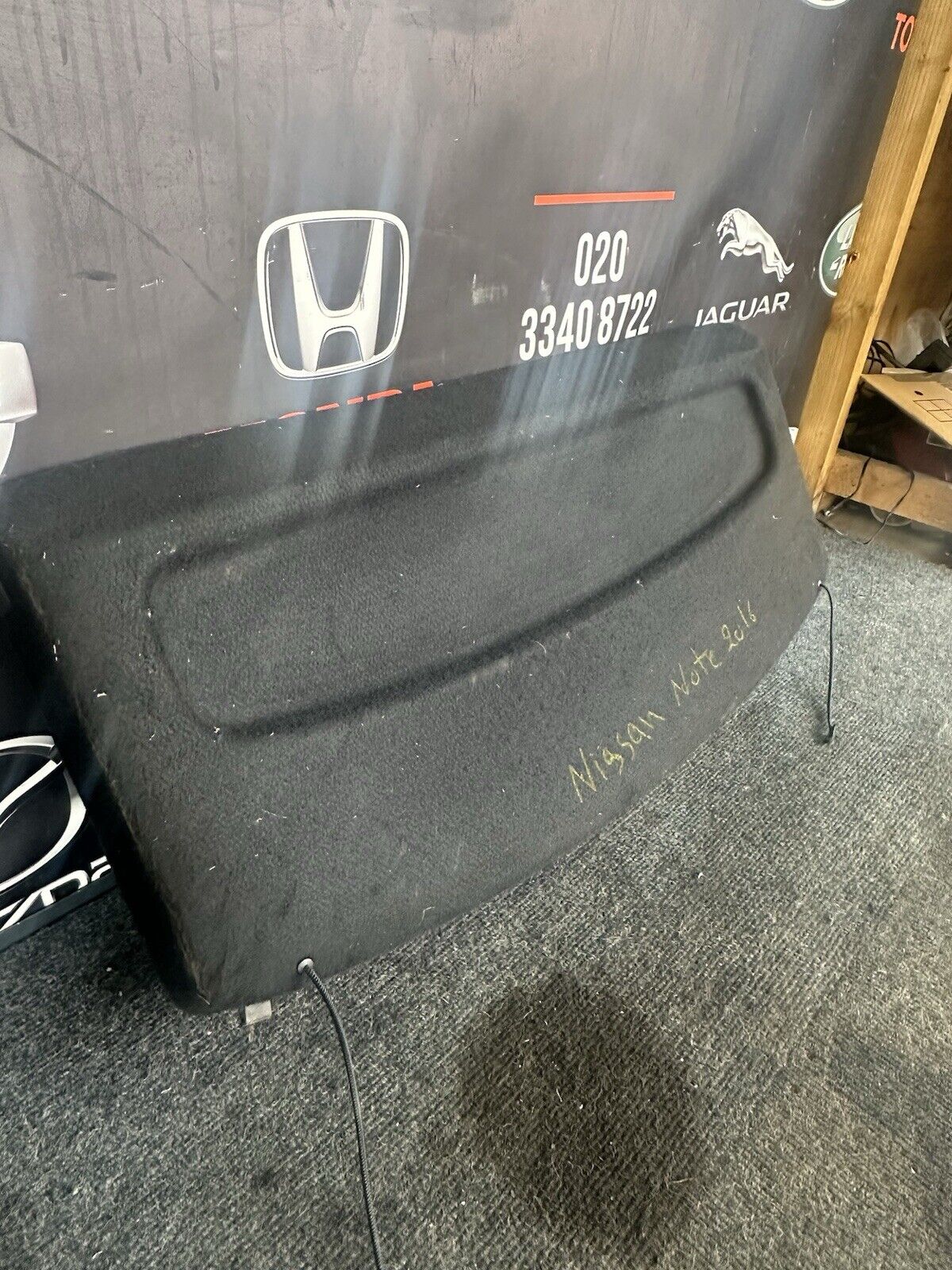 NISSAN NOTE 2016 REAR PARCEL SHELF