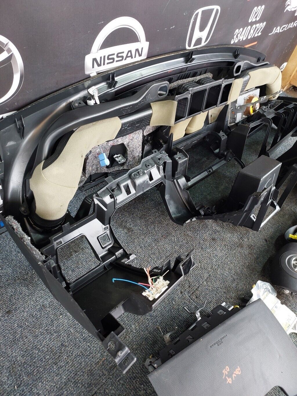 TOYOTA RAV 4 2008 COMPLETE DASHBOARD SEATBELT & AIRBAG KIT