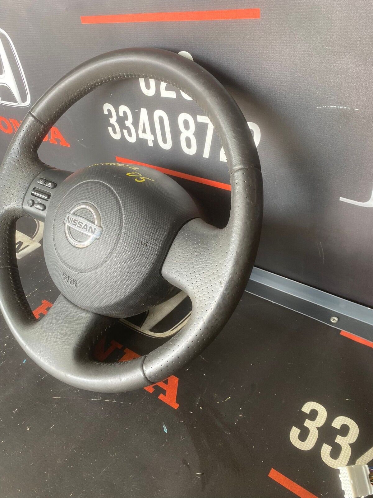 NISSAN MICRA 2005 STEERING WHEEL & AIRBAG