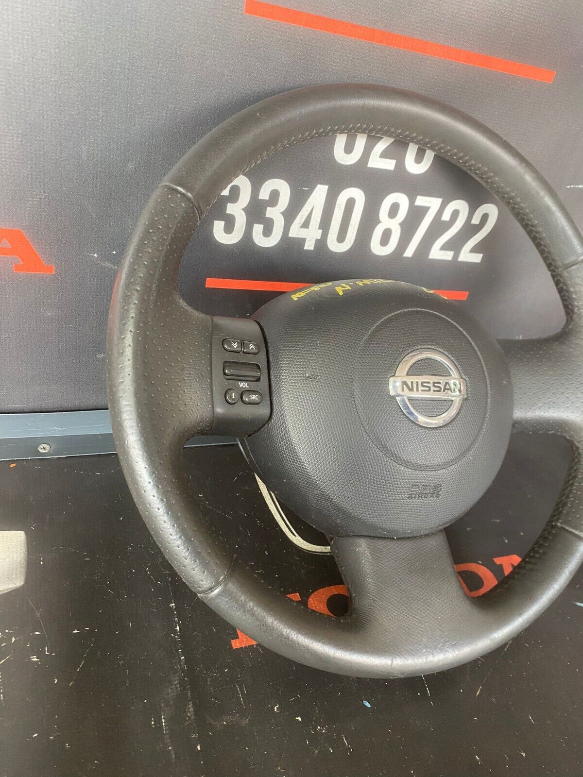 NISSAN MICRA 2005 STEERING WHEEL & AIRBAG