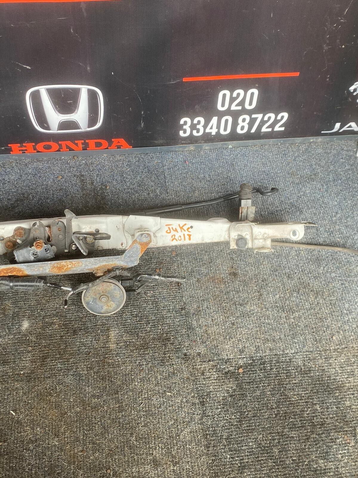 NISSAN JUKE 2018 UPPER SLAM PANEL WITH BONNET LOCK