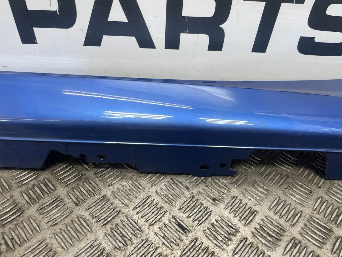 BMW 1 SERIES SIDE SKIRT PASSENGER LEFT MSPORT BLUE F21