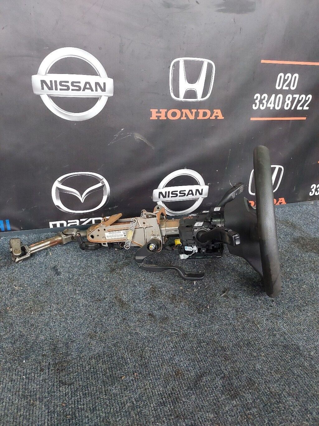 VOLKSWAGEN GOLF STEERING WHEEL COLUMN IGNITION COMPLETE  2010