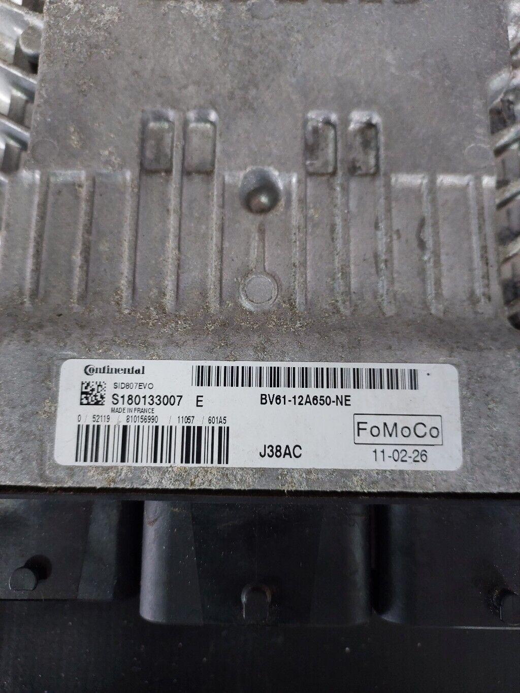 FORD FOCUS DIESEL ENGINE ECU 2012 BV6112A650NE