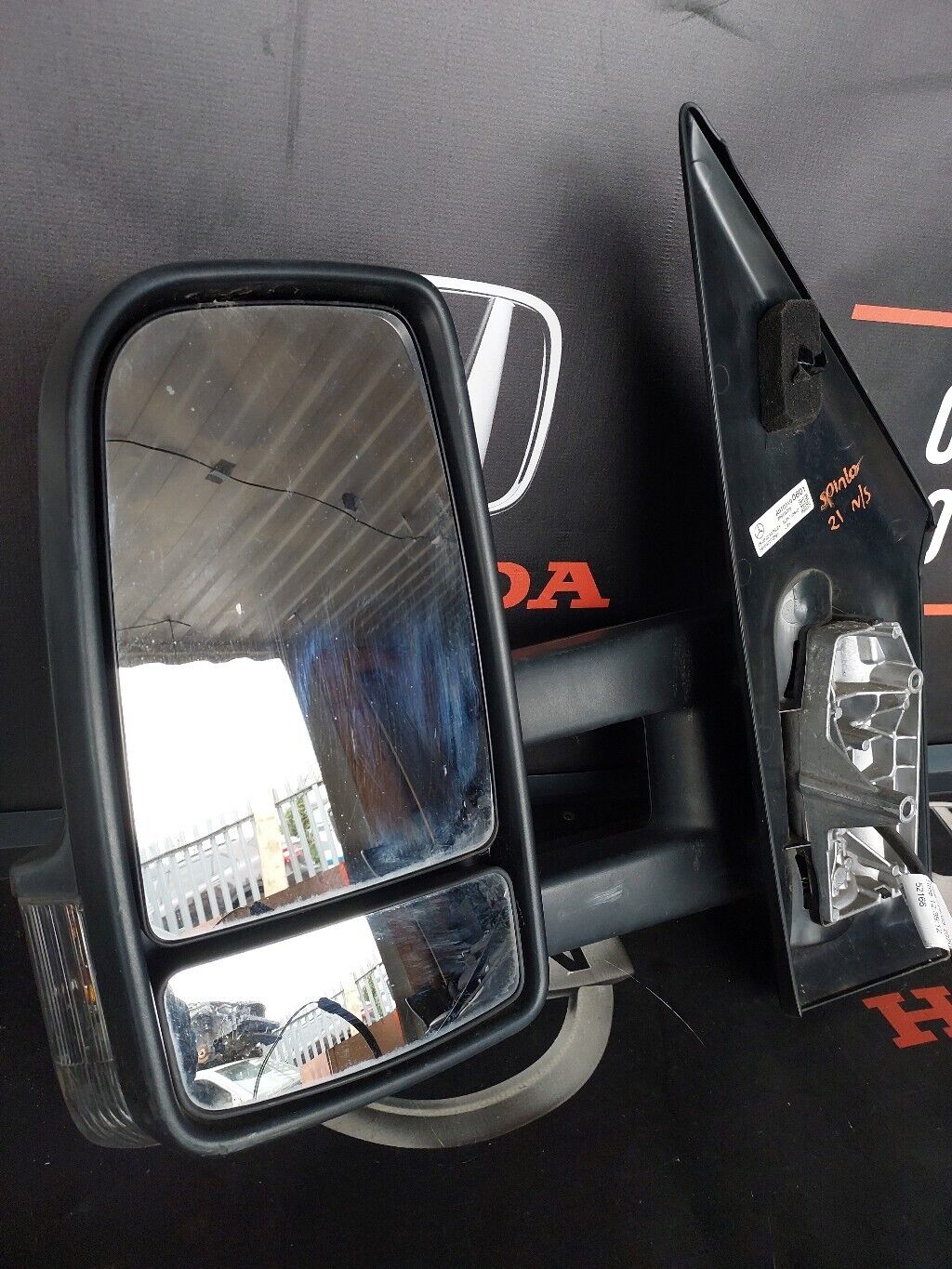 MERCEDES SPRINTER VAN 2021 N/S WING MIRROR LH
