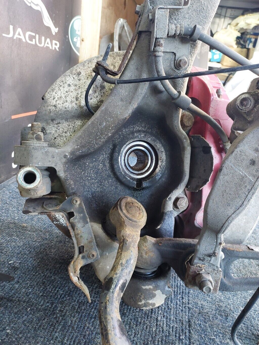 LAND ROVER RANGE ROVER 3.0 DIESEL O/S FRONT SUSPENSION LEG 2017