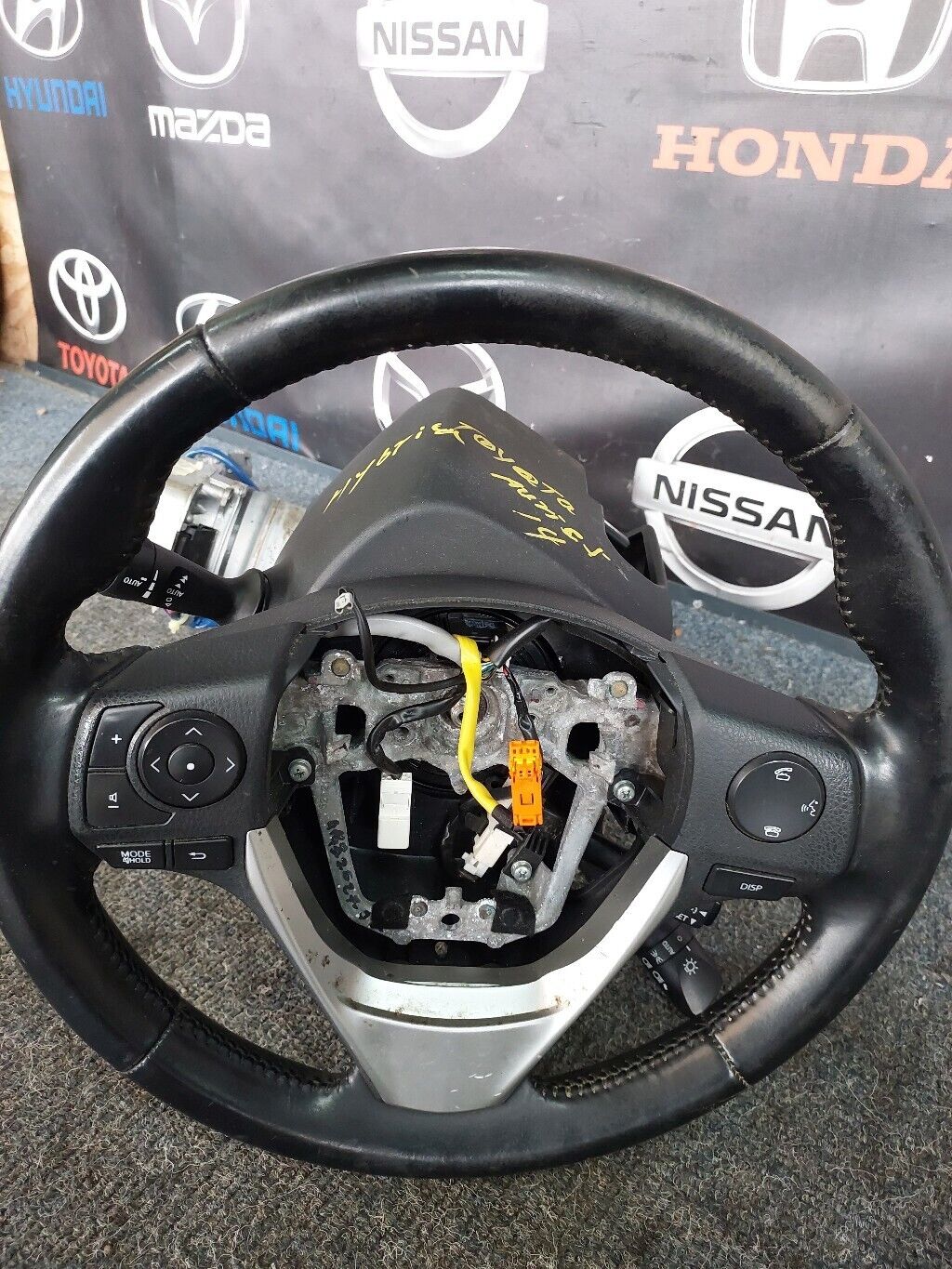 TOYOTA AURIS 2014 HYBRID STEERING WHEEL COLUMN SQUIB WIPER INDICATOR STALK