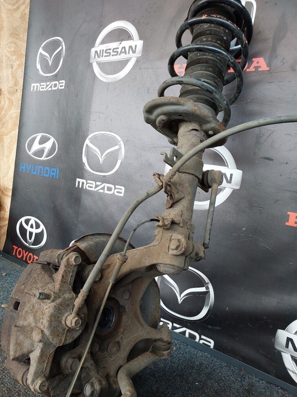NISSAN QASHQAI J11 2018 O/S FRONT SUSPENSION LEG COMPLETE RH