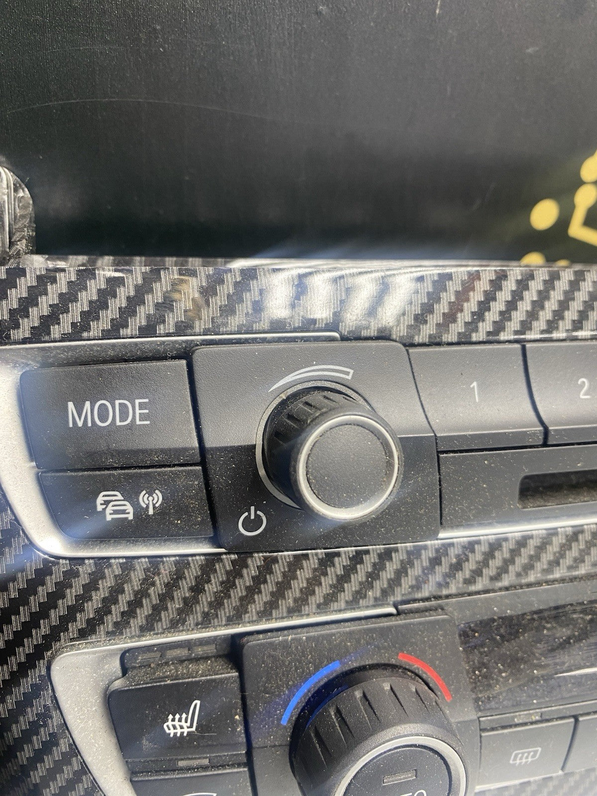 BMW F82 M4 Climate Control Panel - Carbon Effect