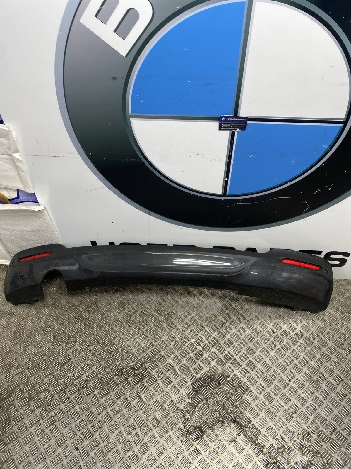 BMW 3 Series GT 2015 F34 M Sport Rear Bumper Diffuser Trim 51128057175