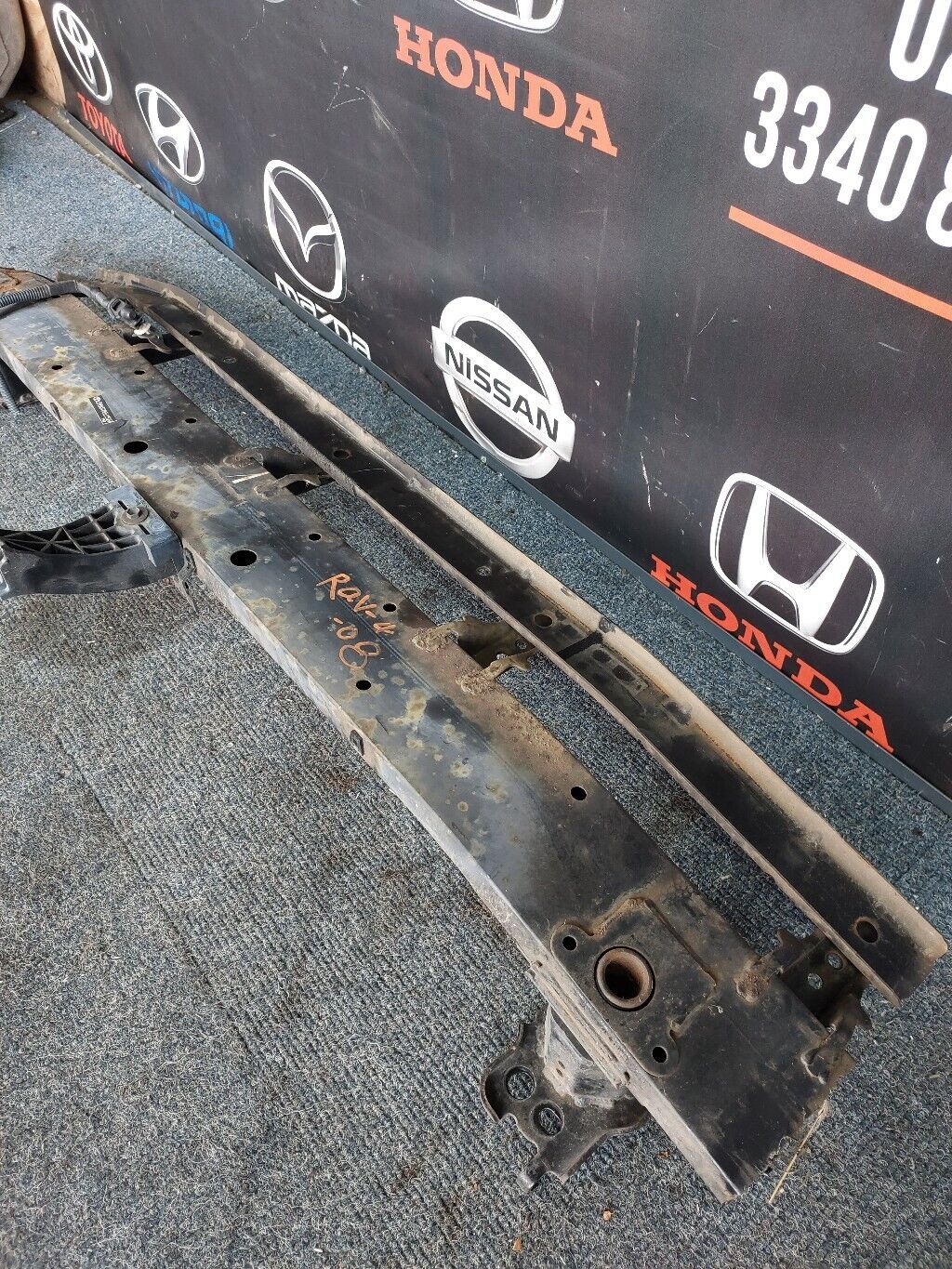 TOYOTA RAV 4 2008 CRASHBAR FRONT BUMPER REINFORCEMENT