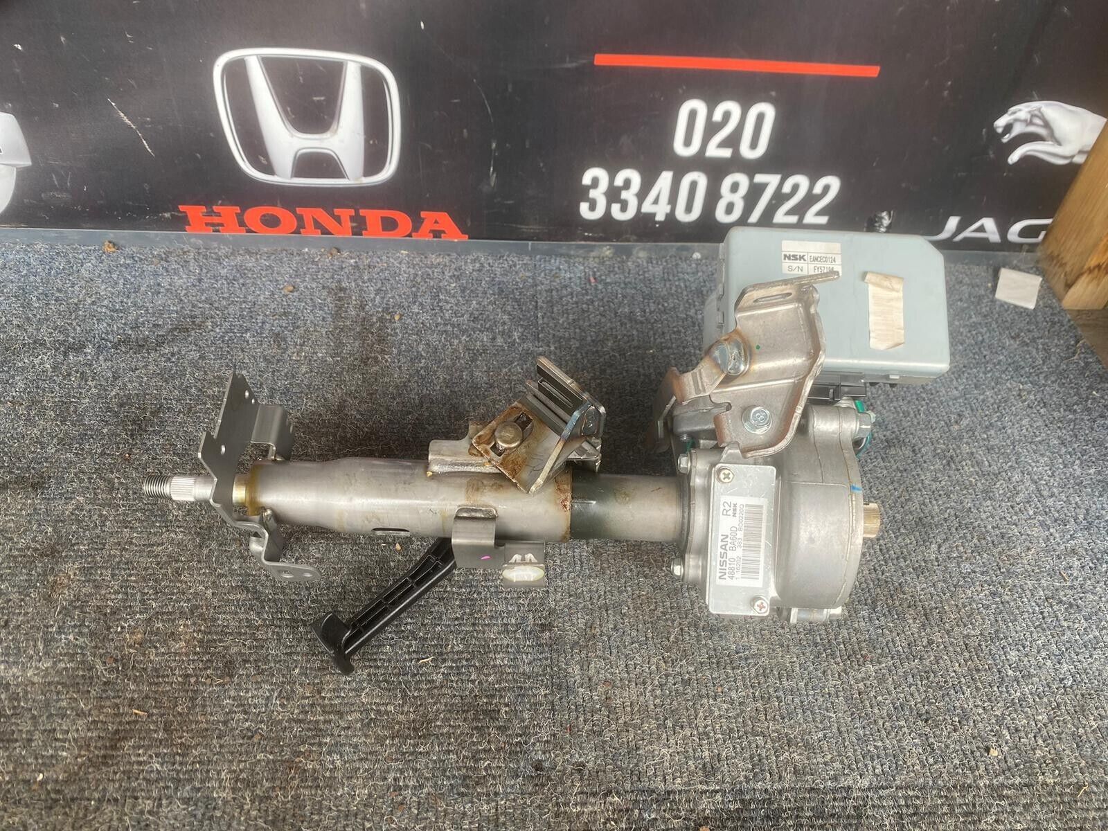 NISSAN JUKE 2018 PETROL STEERING COLUMN