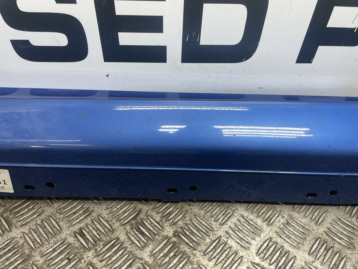 BMW 1 SERIES SIDE SKIRT PASSENGER LEFT MSPORT BLUE F21