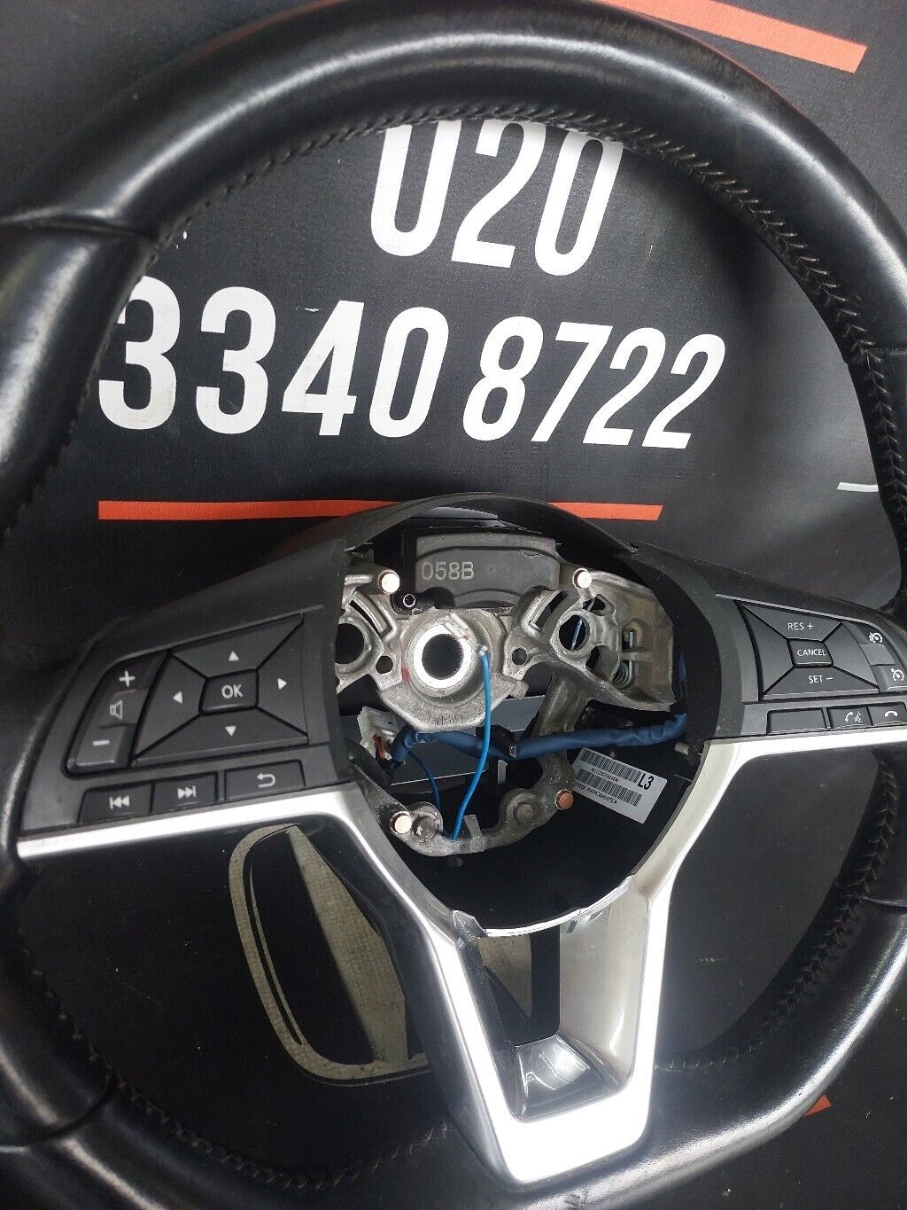 NISSAN QASHQAI MULTIFUNCTIONAL STEERING WHEEL 2018