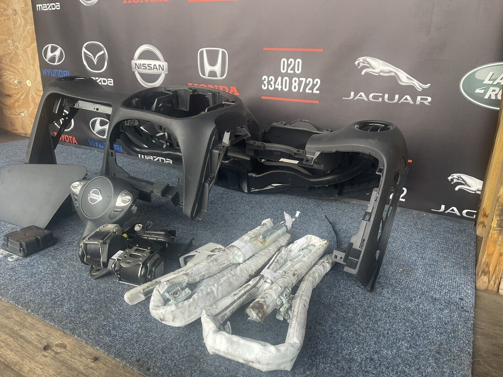 Nissan Juke 2018 complete airbag kit