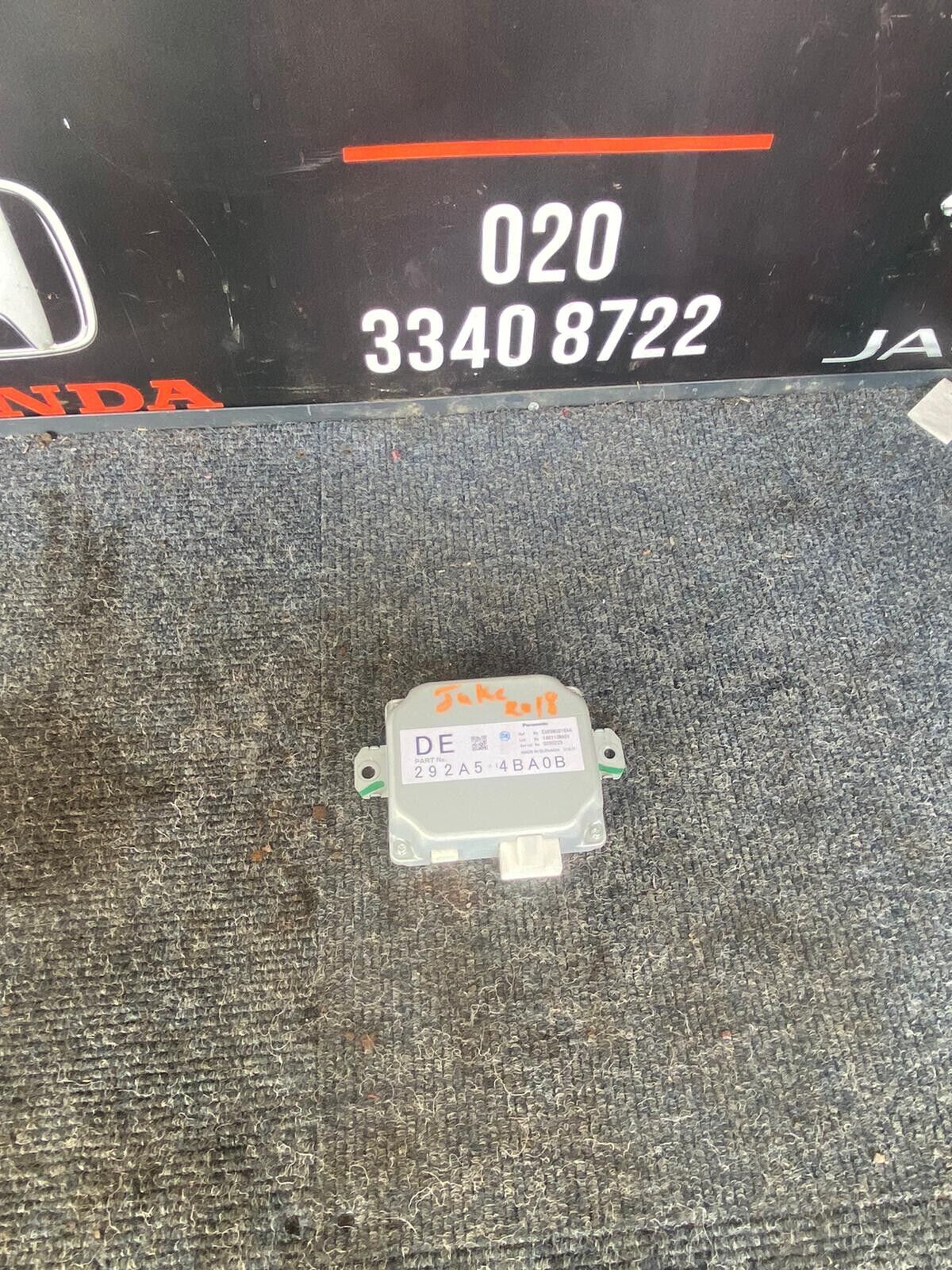 NISSAN JUKE 2018 VOLTAGE STABILISER CONTROL MODULE ECU 292A54BA0B