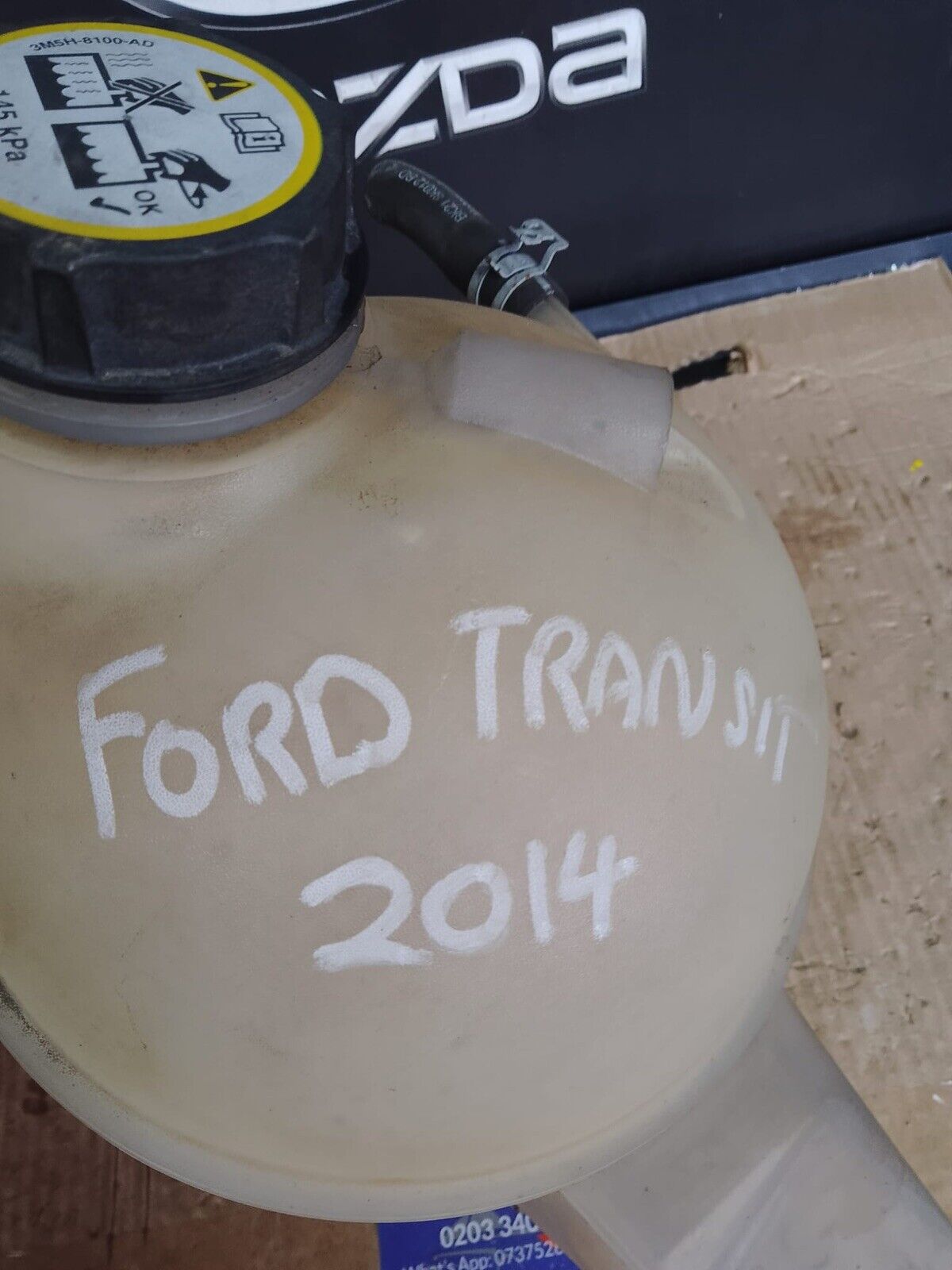 FORD TRANSIT MK8 RADIATOR EXPANSION HEADER COOLANT BOTTLE TANK OVERFLOW