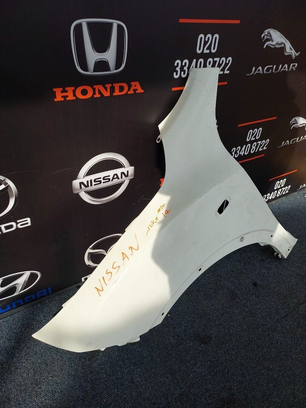 NISSAN JUKE 2014 N/S WING FENDER LH