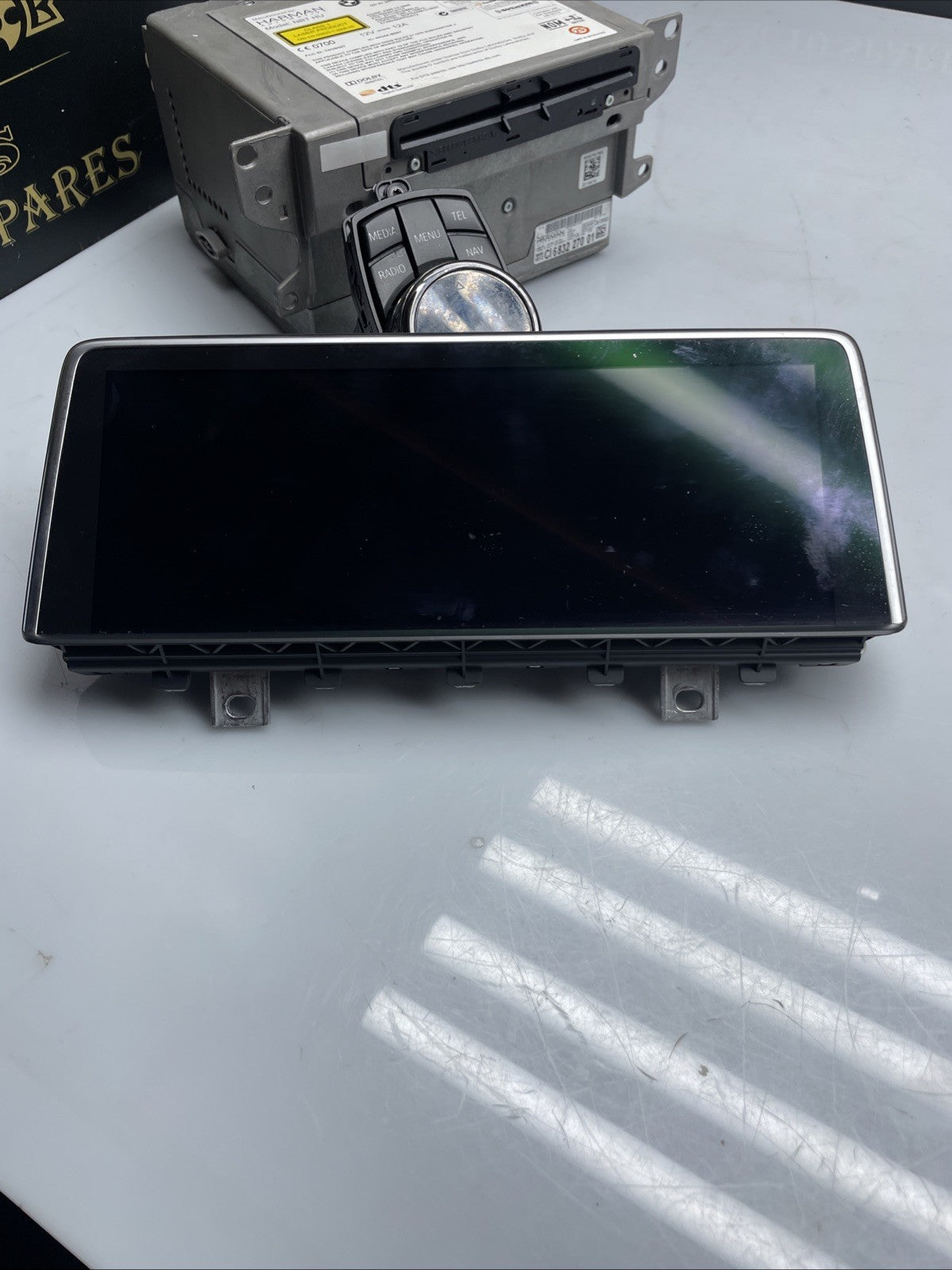 GENUINE BMW X5 X6 F15 F16 I DRIVE CONTROLLER NBT HEAD UNIT SCREEN SET 681995001