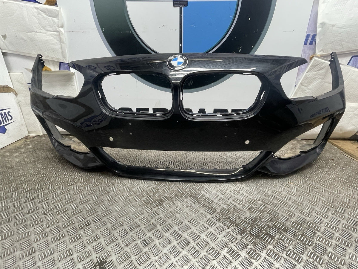 BMW 1 F20 F21 LCI M SPORT FRONT BUMPER 2015-19 GENUINE (Dent On Driver Side)
