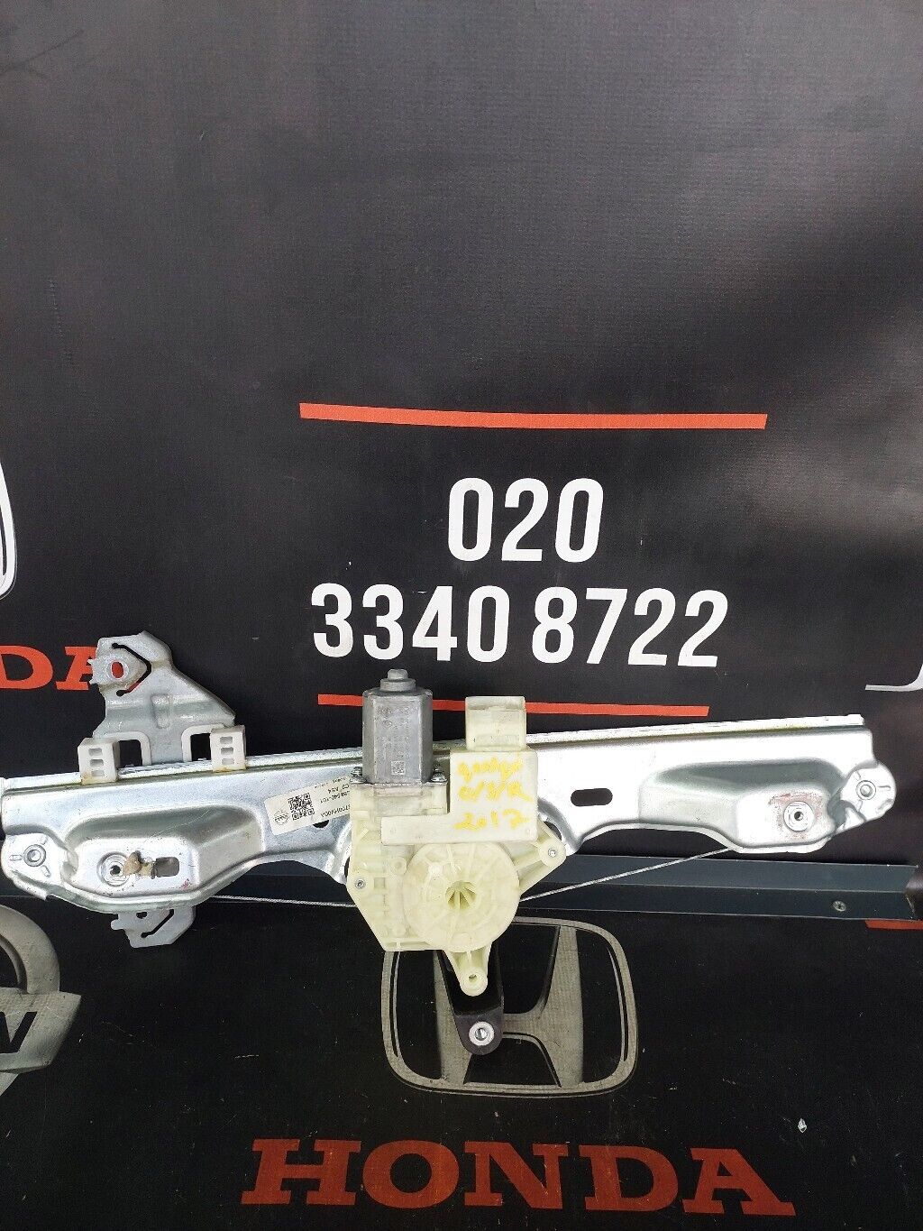 NISSAN QASHQAI J11 2018 O/S REAR DOOR WINDOW MOTOR & REGULATOR RH