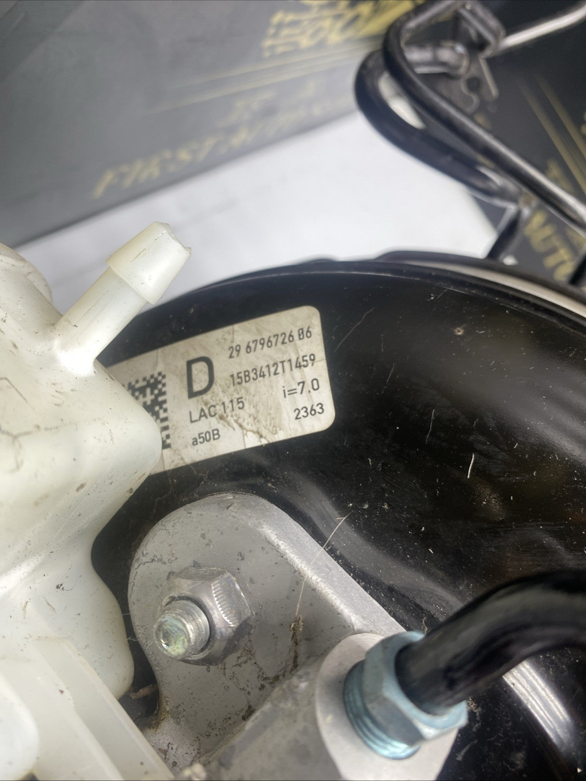 BMW 5 SERIES F10 520D MSPORT LCI 2014 BRAKE SERVO MASTER CYLINDER 6796726