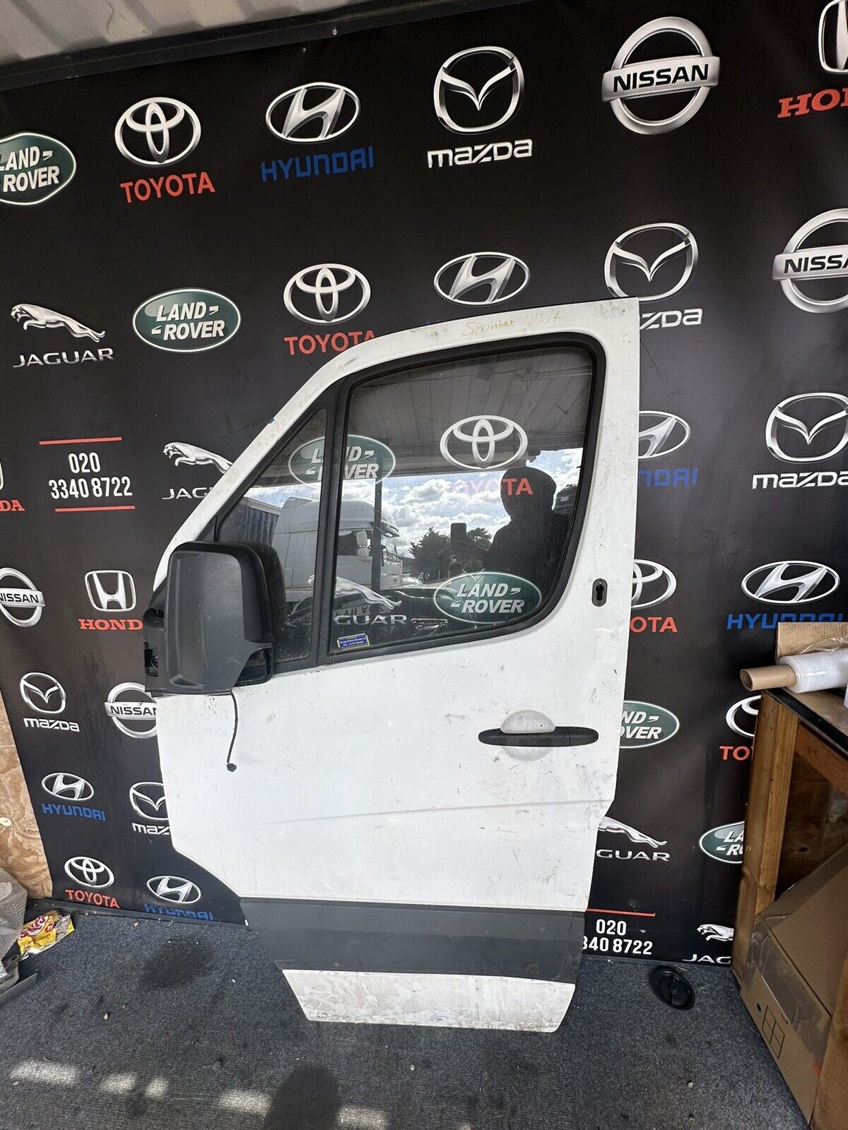 MERCEDES SPRINTER MK2 2010-2018 NSF DOOR BARE PASSENGER SIDE FRONT