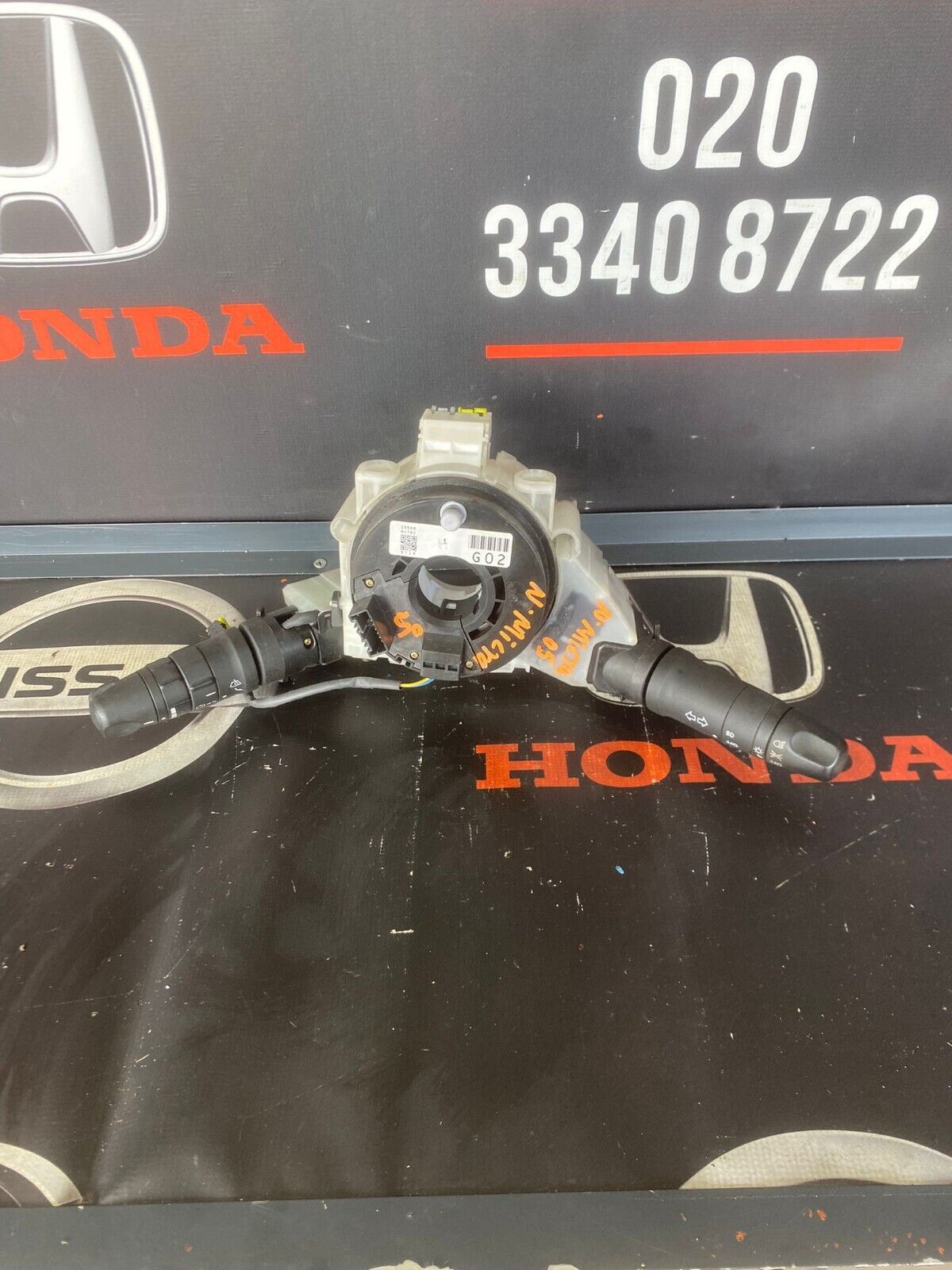 NISSAN MICRA 2005 SQUIB SLIP RING WIPER & INDICATOR STALK ASSEMBLEY