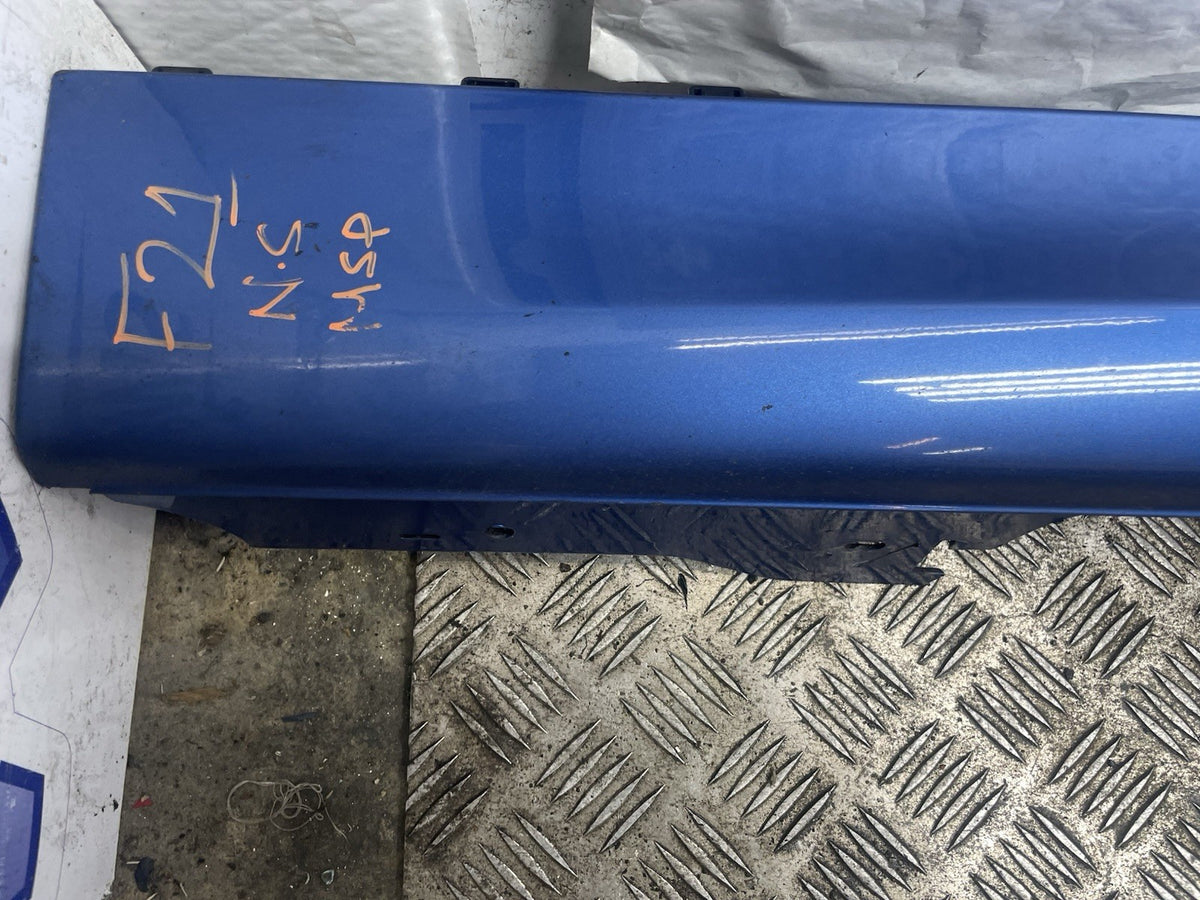 BMW 1 SERIES SIDE SKIRT PASSENGER LEFT MSPORT BLUE F21