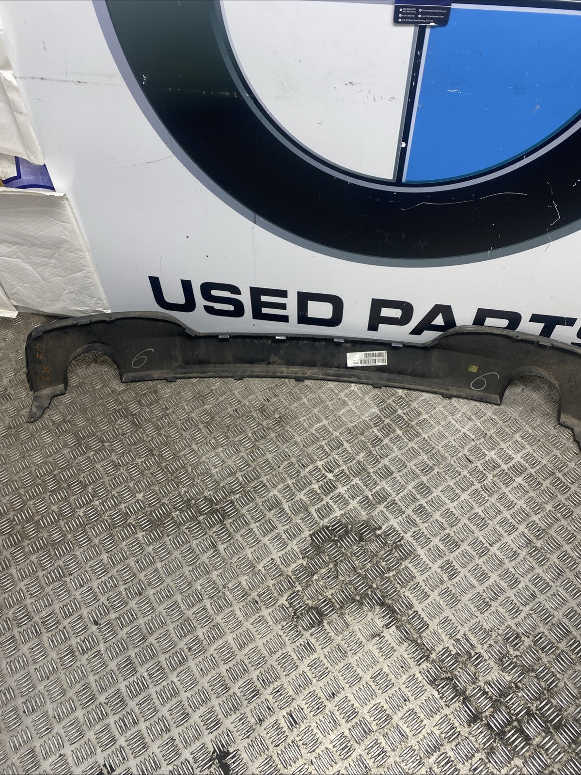 BMW F12 F13 F06 6 SERIES 640I 640D M SPORT REAR BUMPER DIFFUSER OEM EXHAUST TIPS
