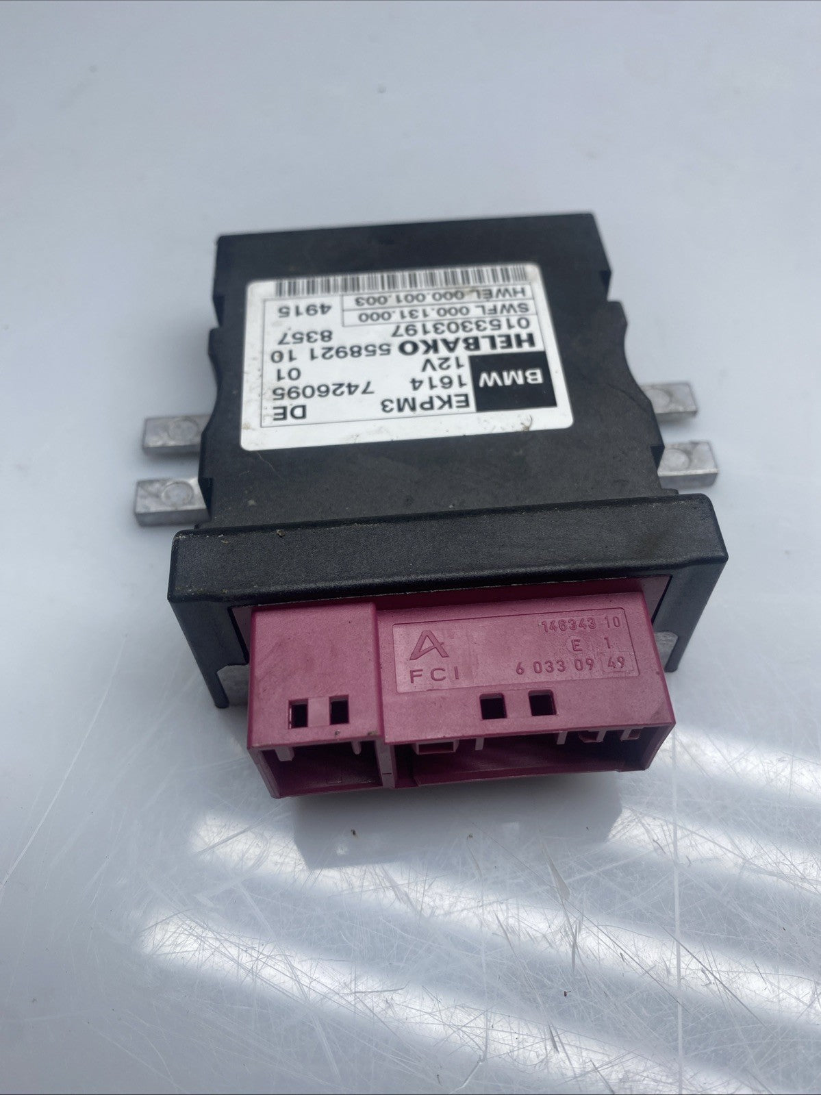 BMW 4 SERIES F32 2015 FUEL PUMP CONTROL MODULE UNIT ECU 7426095