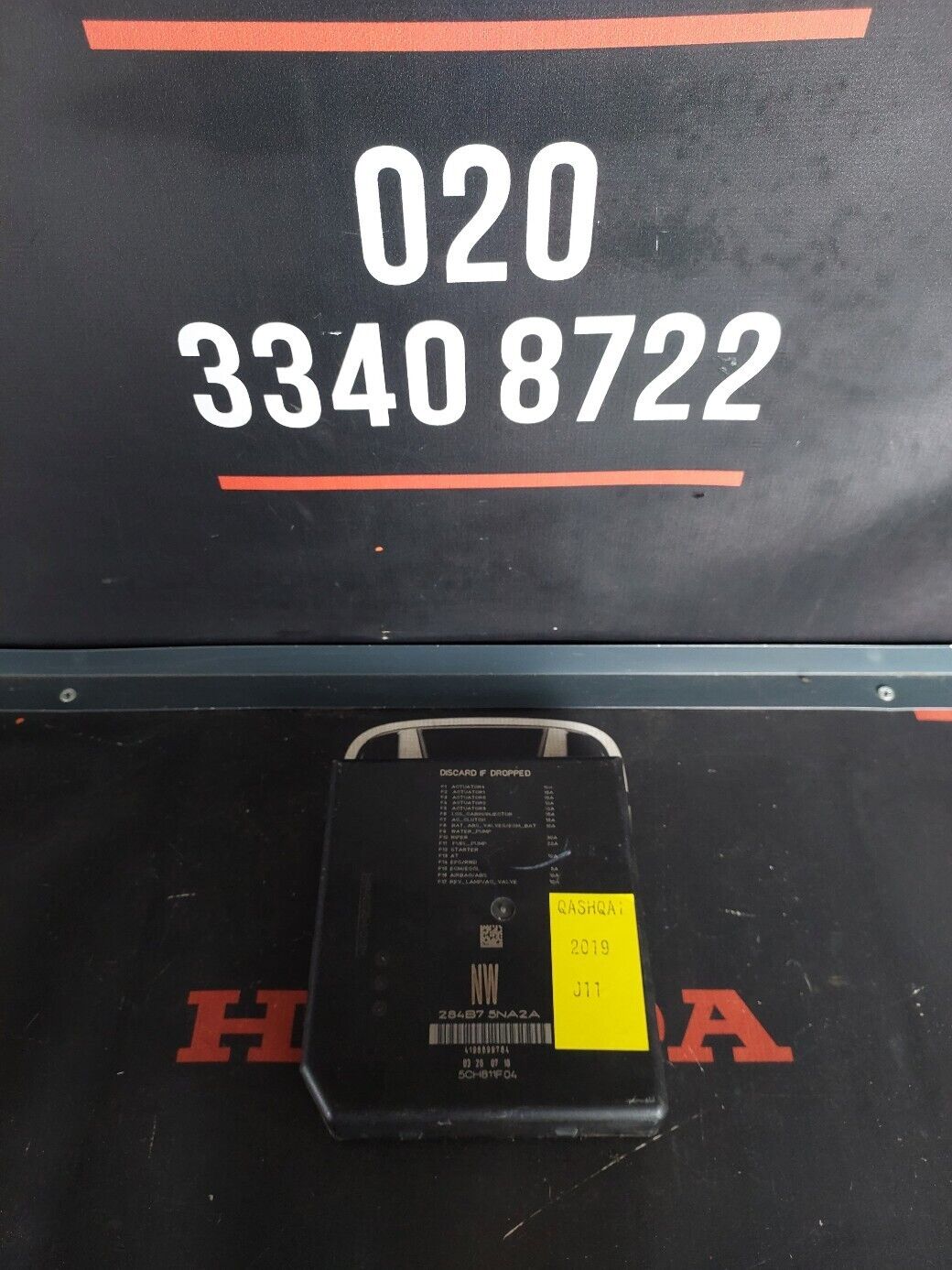 NISSAN QASHQAI J11 2019 PETROL FUSE BOX 284B75NA2A