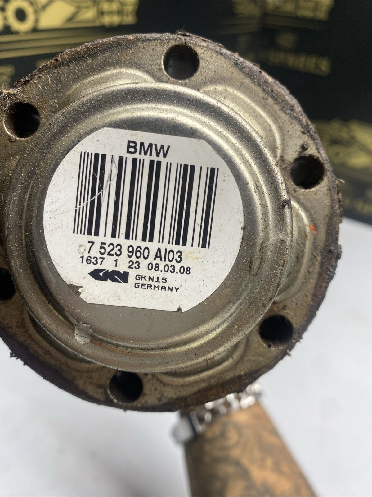BMW 1 SERIES E81 E87 E88 FRONT DRIVE SHAFT 7623960A103