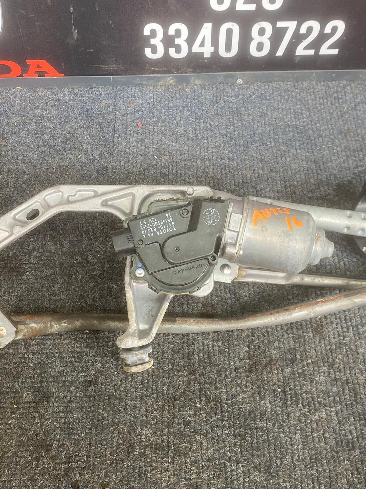 TOYOTA YARIS WIPER ASSEMBLY Hatchback WIPER MOTOR & LINKAGE