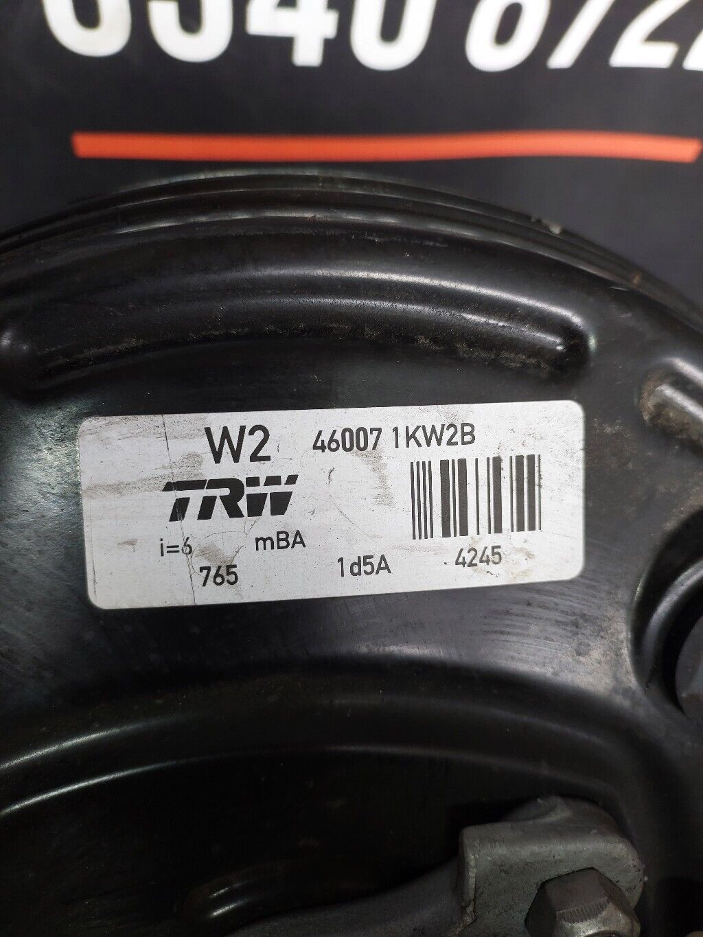 NISSAN JUKE DIESEL BRAKE MASTER CYLINDER & SERVO UNIT 2014