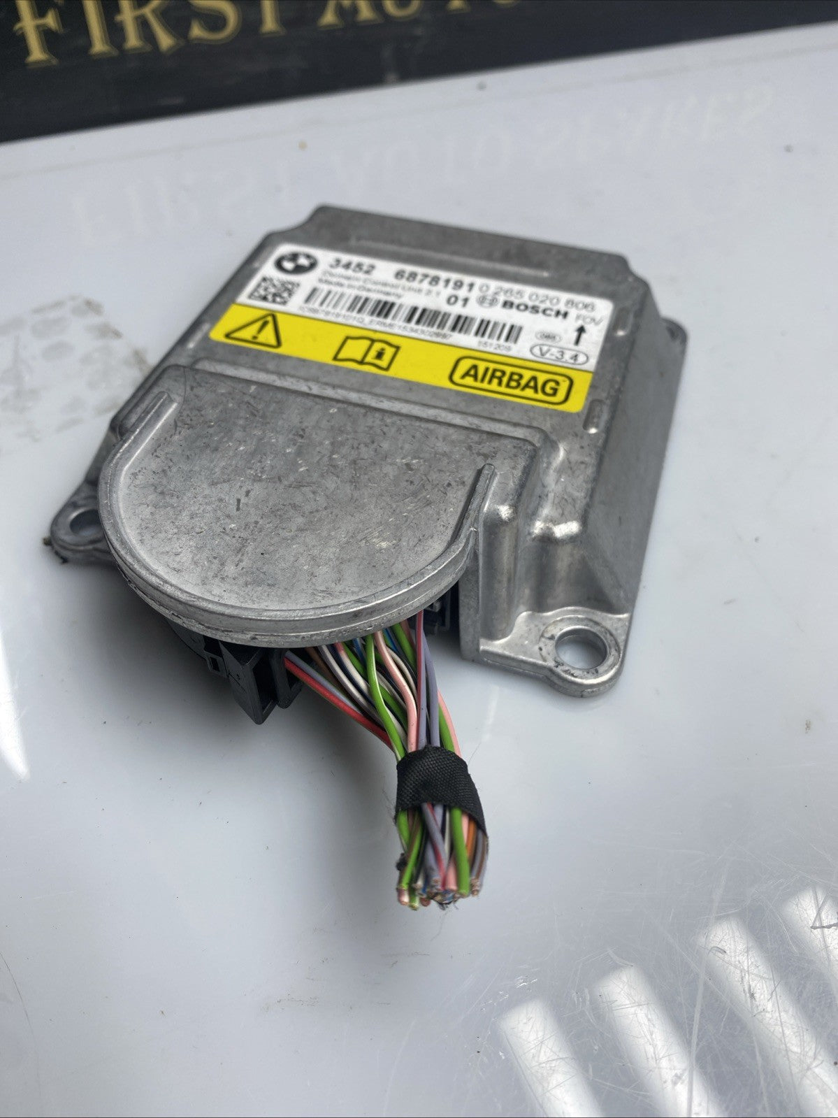BMW 5 SERIES F10 F11 AIRBAG CONTROL MODULE ECU 6864927 2014-2018