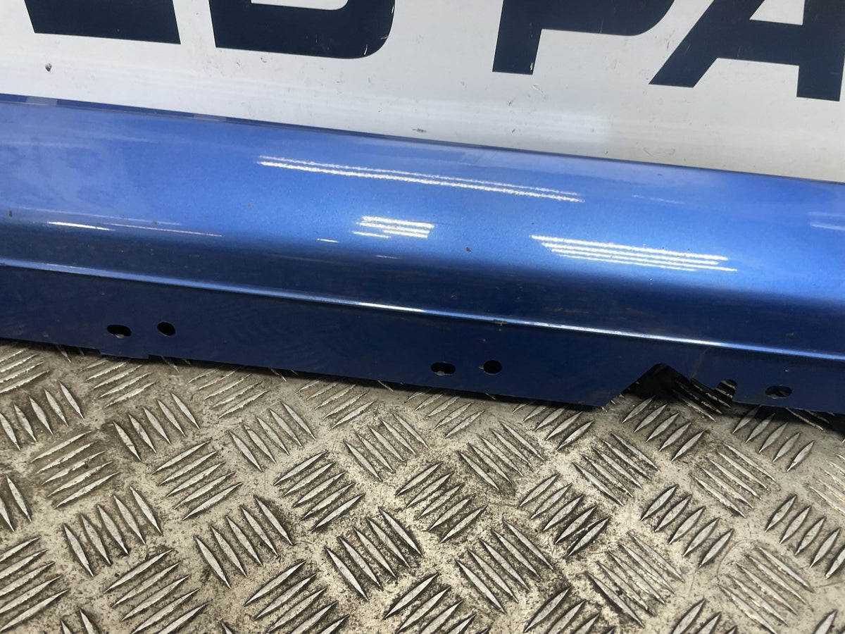BMW 1 SERIES SIDE SKIRT PASSENGER LEFT MSPORT BLUE F21