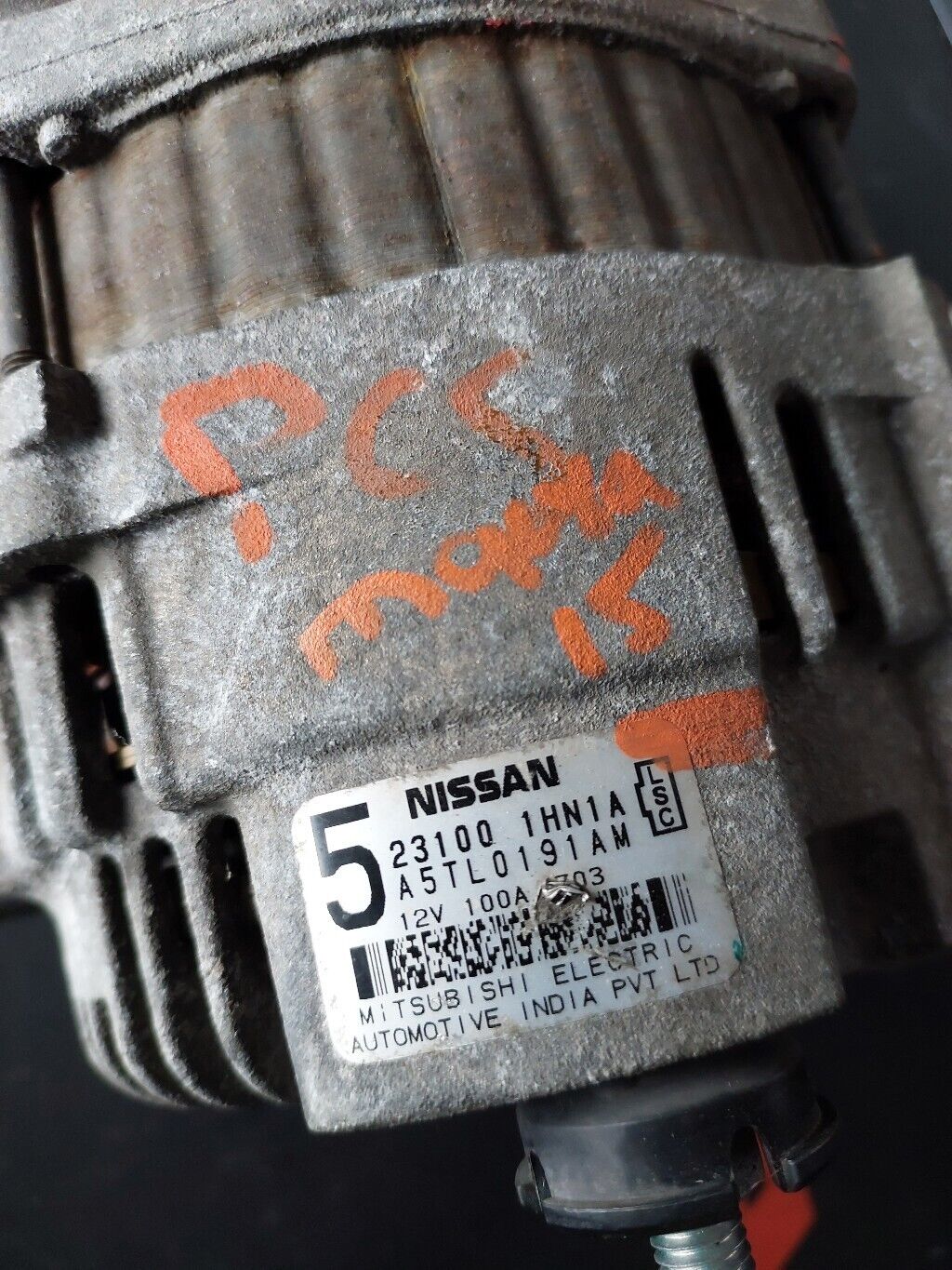 NISSAN MICRA 2015 ALTERNATOR GENERATOR