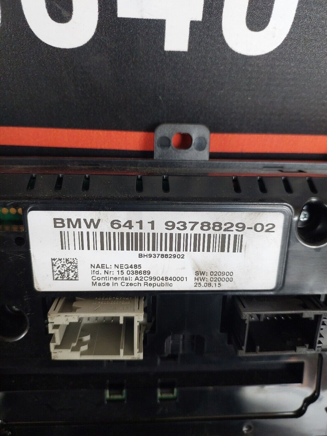 BMW X4 HEATER CLIMATE CONTROL UNIT PANEL 2017