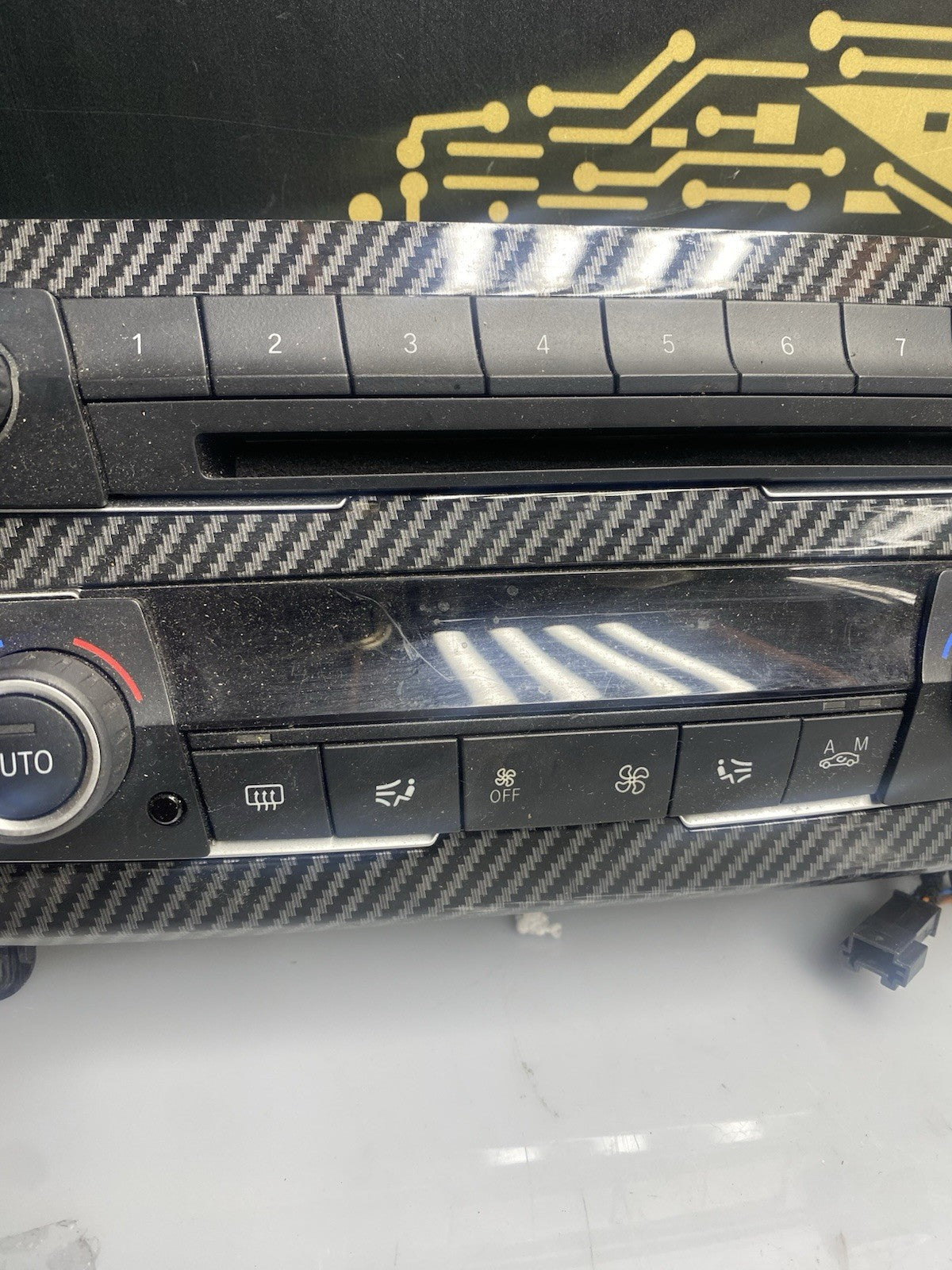 BMW F82 M4 Climate Control Panel - Carbon Effect