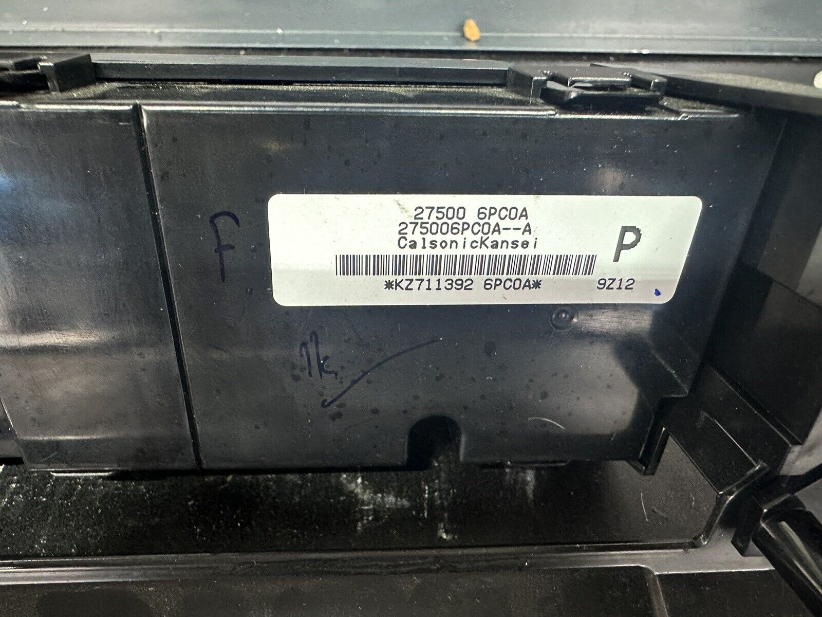 NISSAN JUKE CLIMATE DIGITAL HEATER CONTROLS  2019-2023